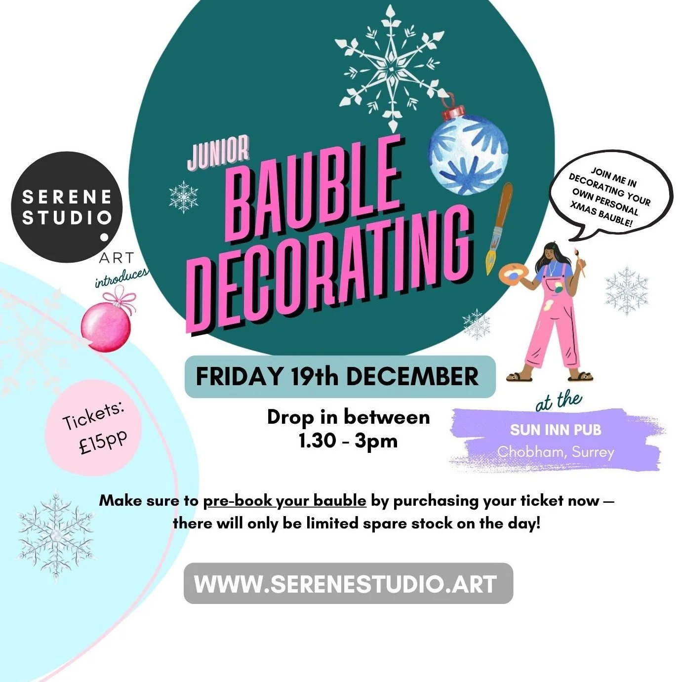 JUNIOR - Xmas Bauble Decorating