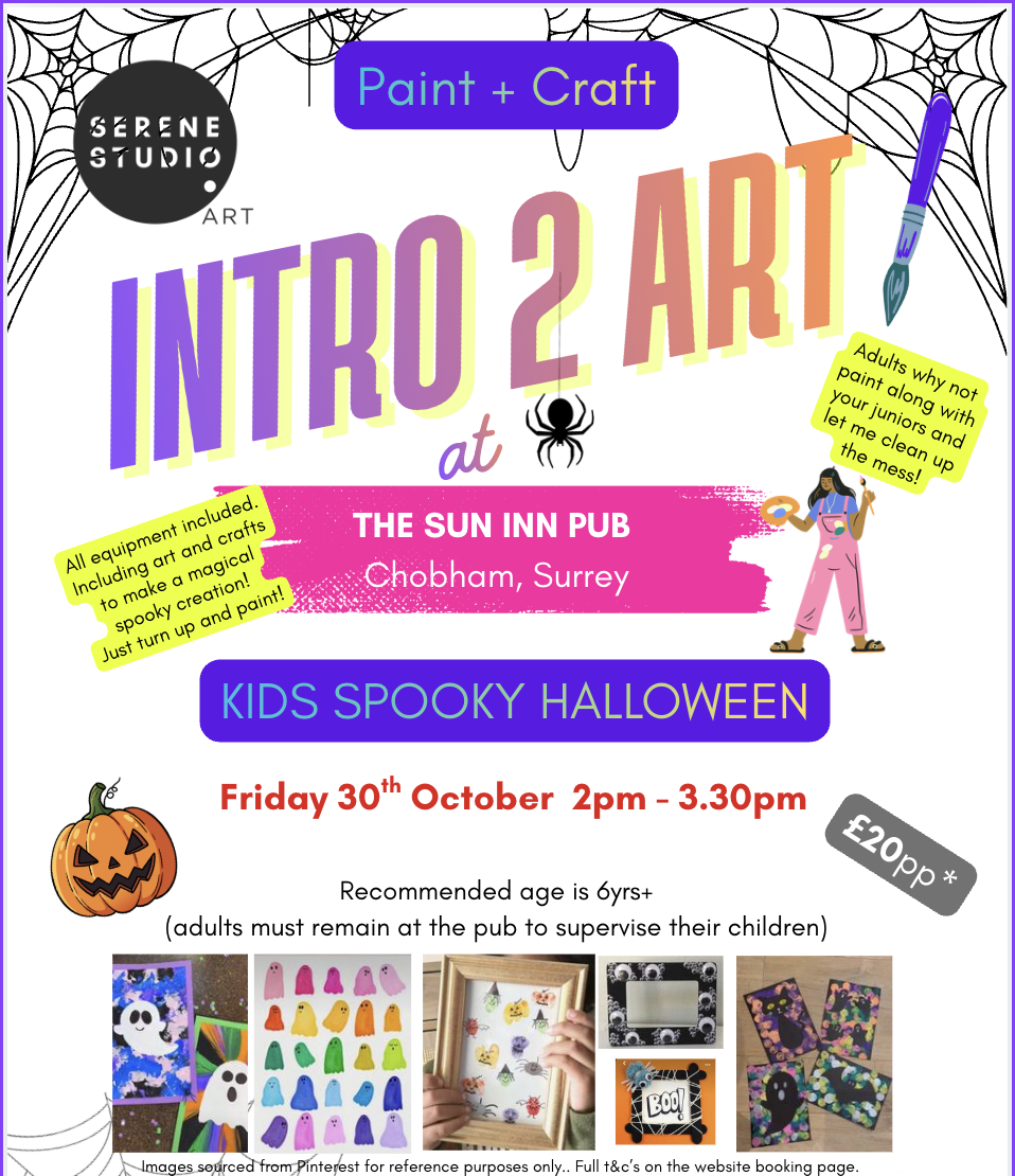 Intro 2 Art - Junior Halloween Special - paint +craft - Friday 30th October