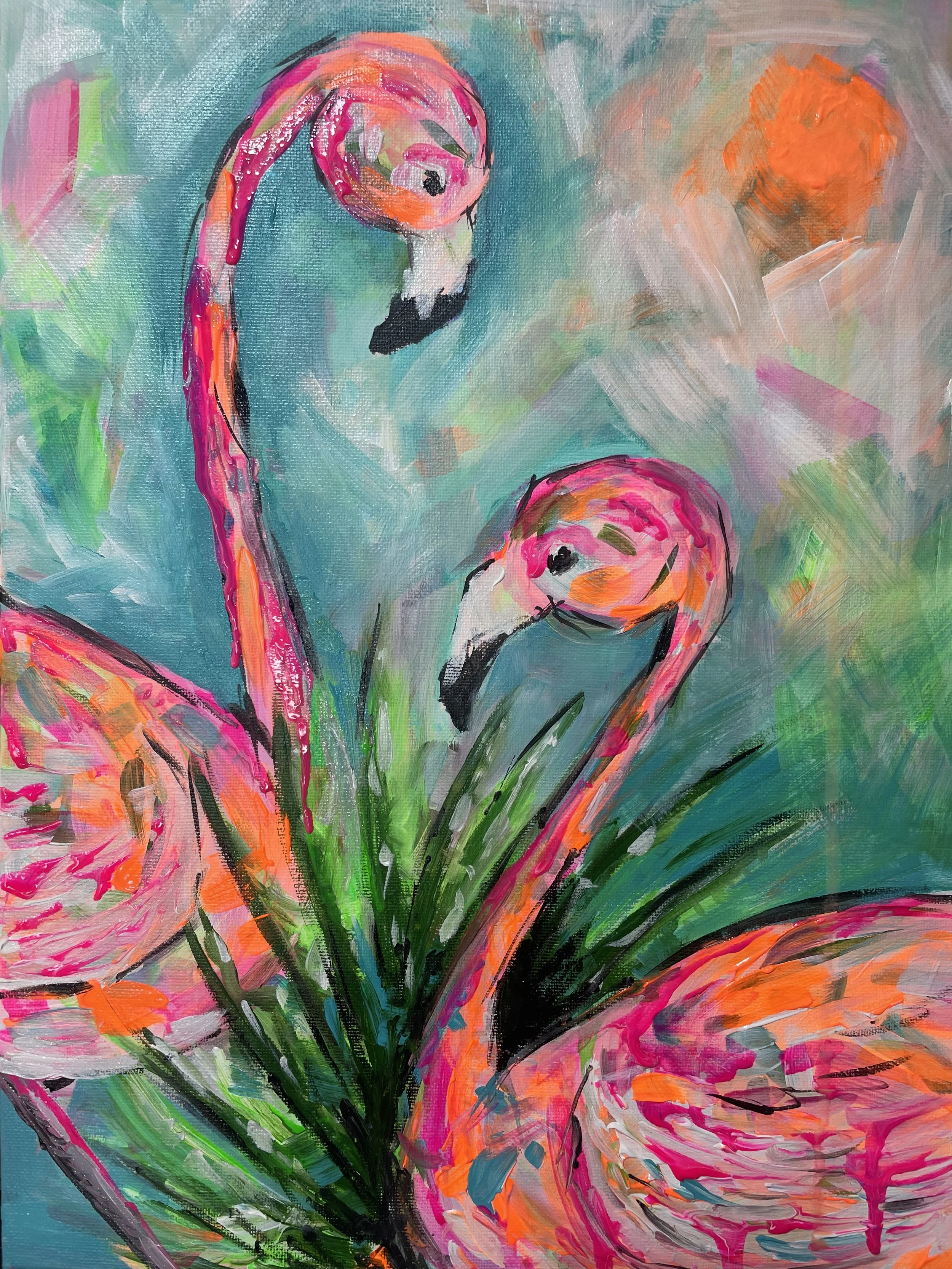 Flamingo - Sip & Paint