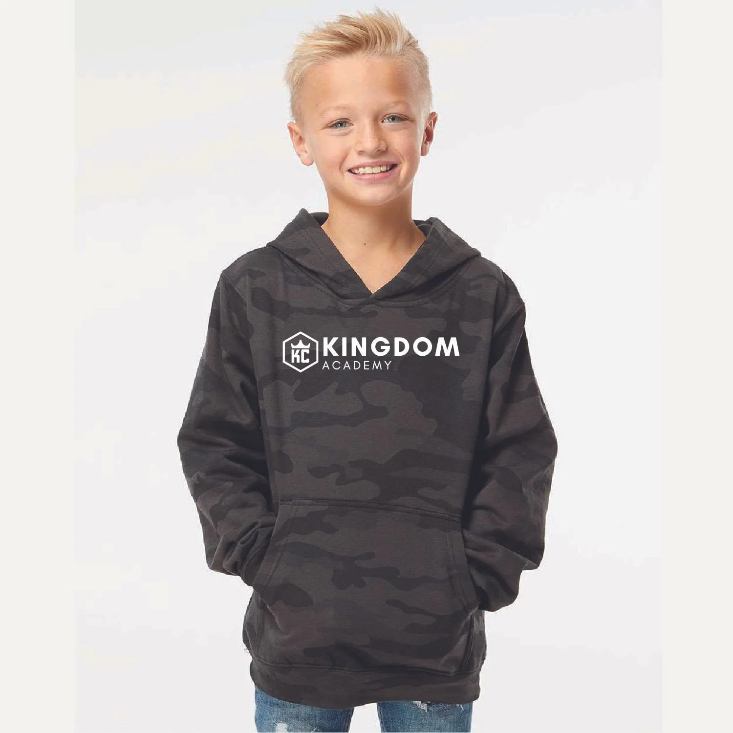 Kingdom Academy Black Camo Hoodie