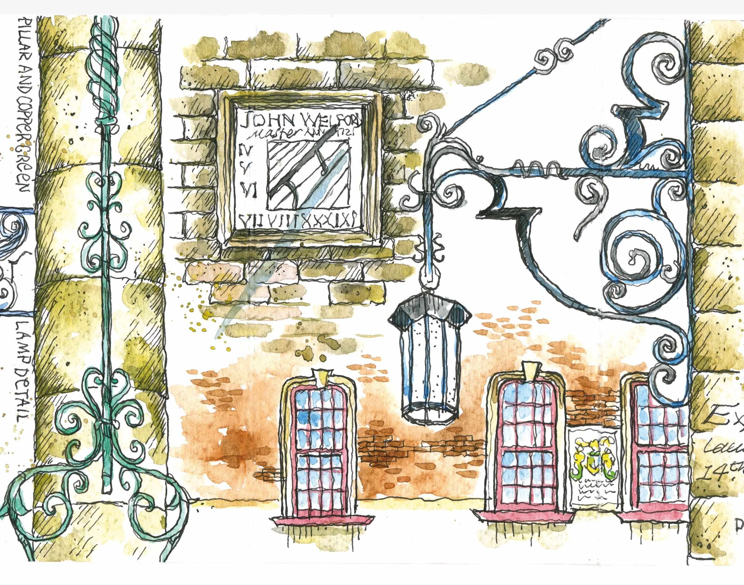 Exploring our Patch - Sedbergh Urban Sketching workshop follow up.