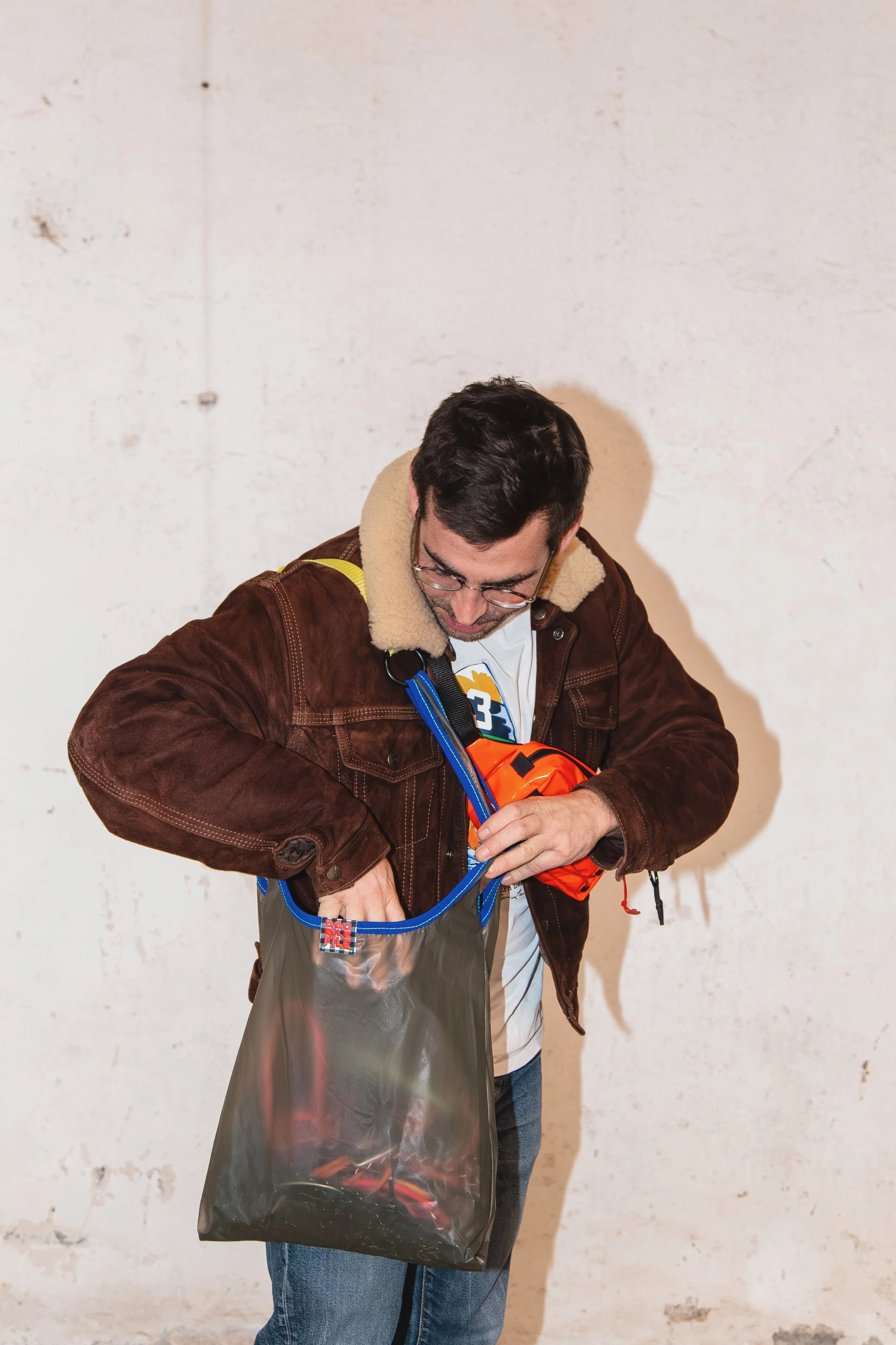 Sac à courses kaki translucide - TETO