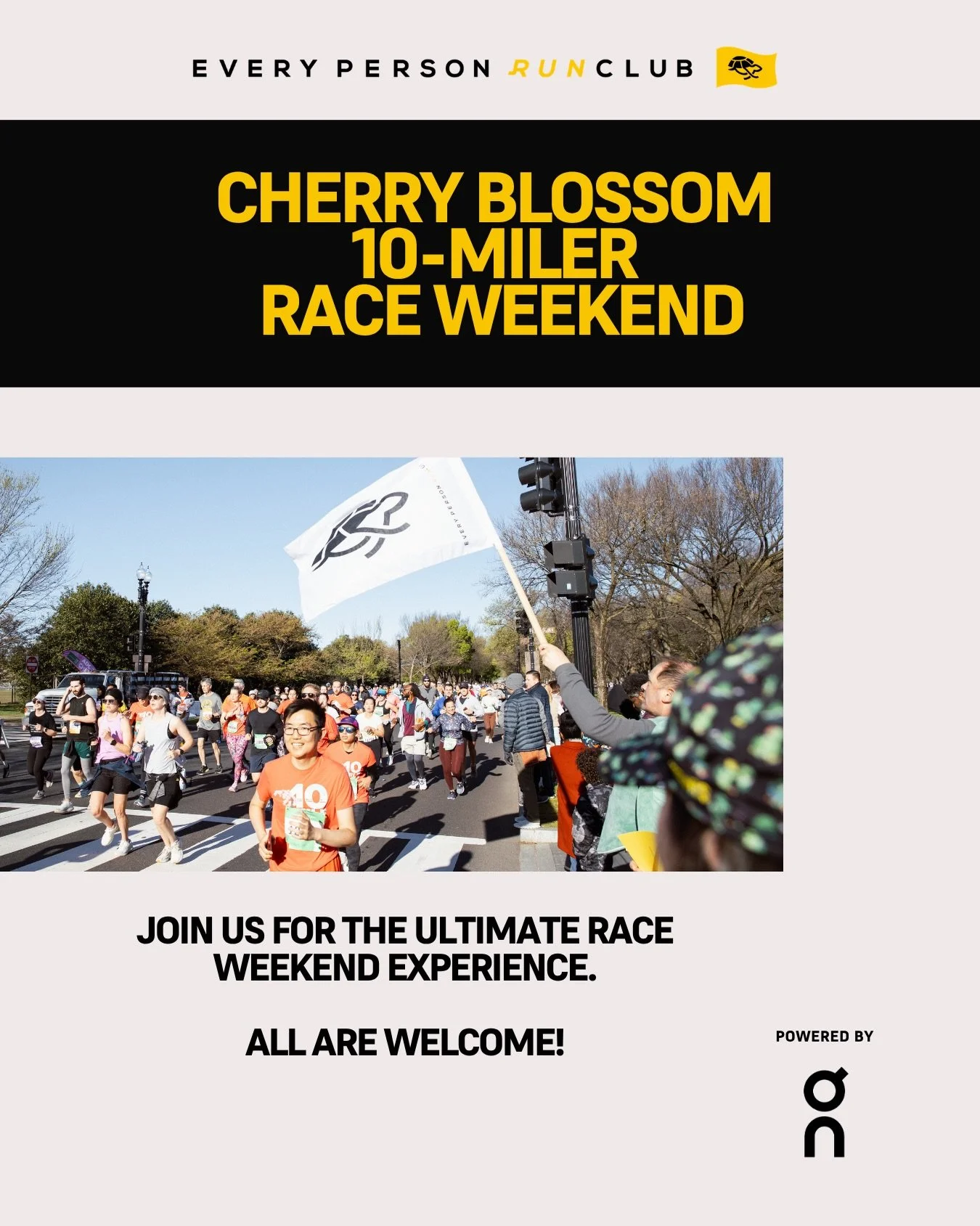 🌸 Cherry Blossom Race Weekend is almost here, and EPRC is showing up in full force! 🌸

Whether you&rsquo;re racing, cheering, or just soaking in the energy of one of DC&rsquo;s most iconic running weekends, we&rsquo;ve got a place for you.

SUNDAY,