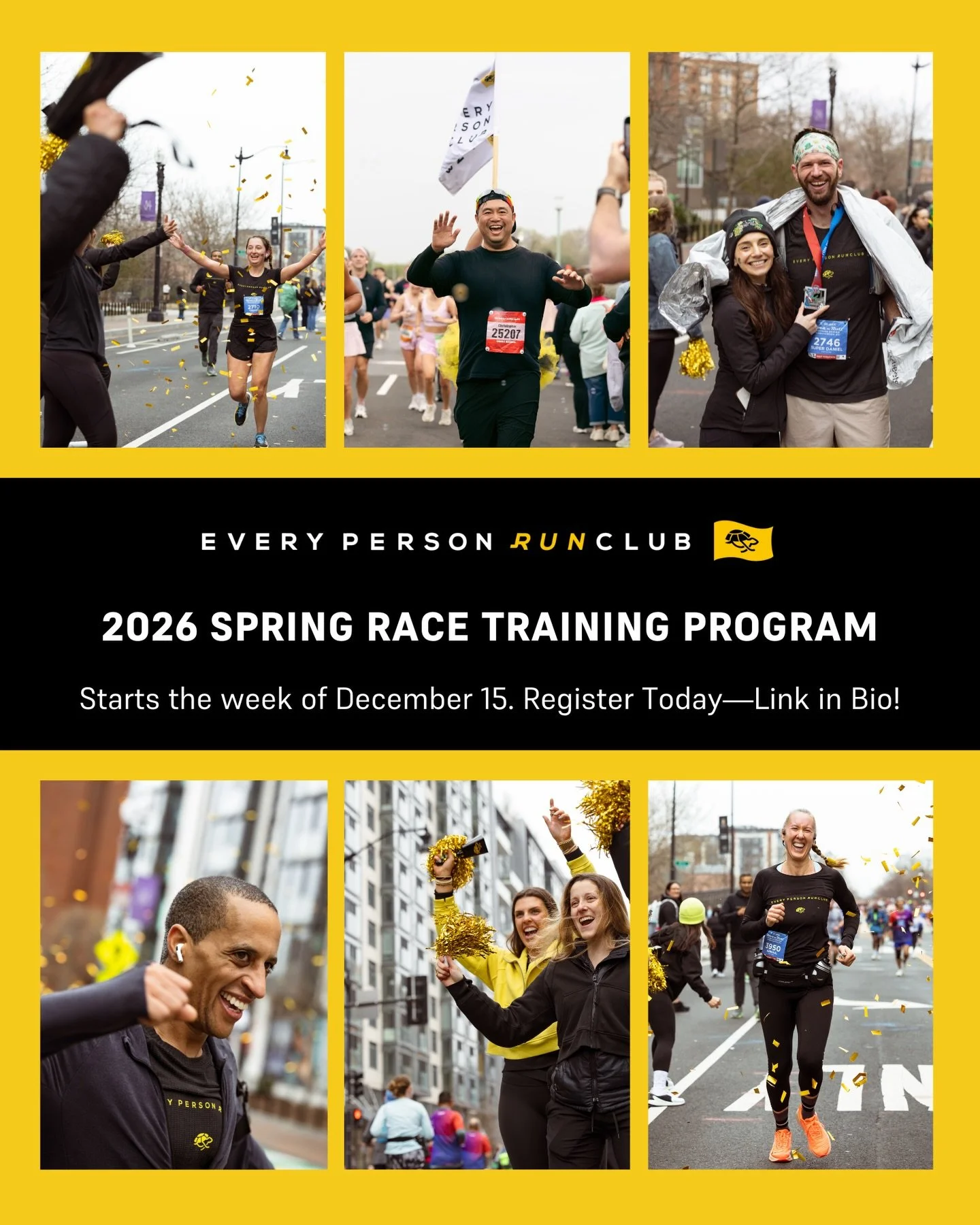 Gearing up for a race this spring? Join us for our FREE training program! Details linked in our bio 🔗