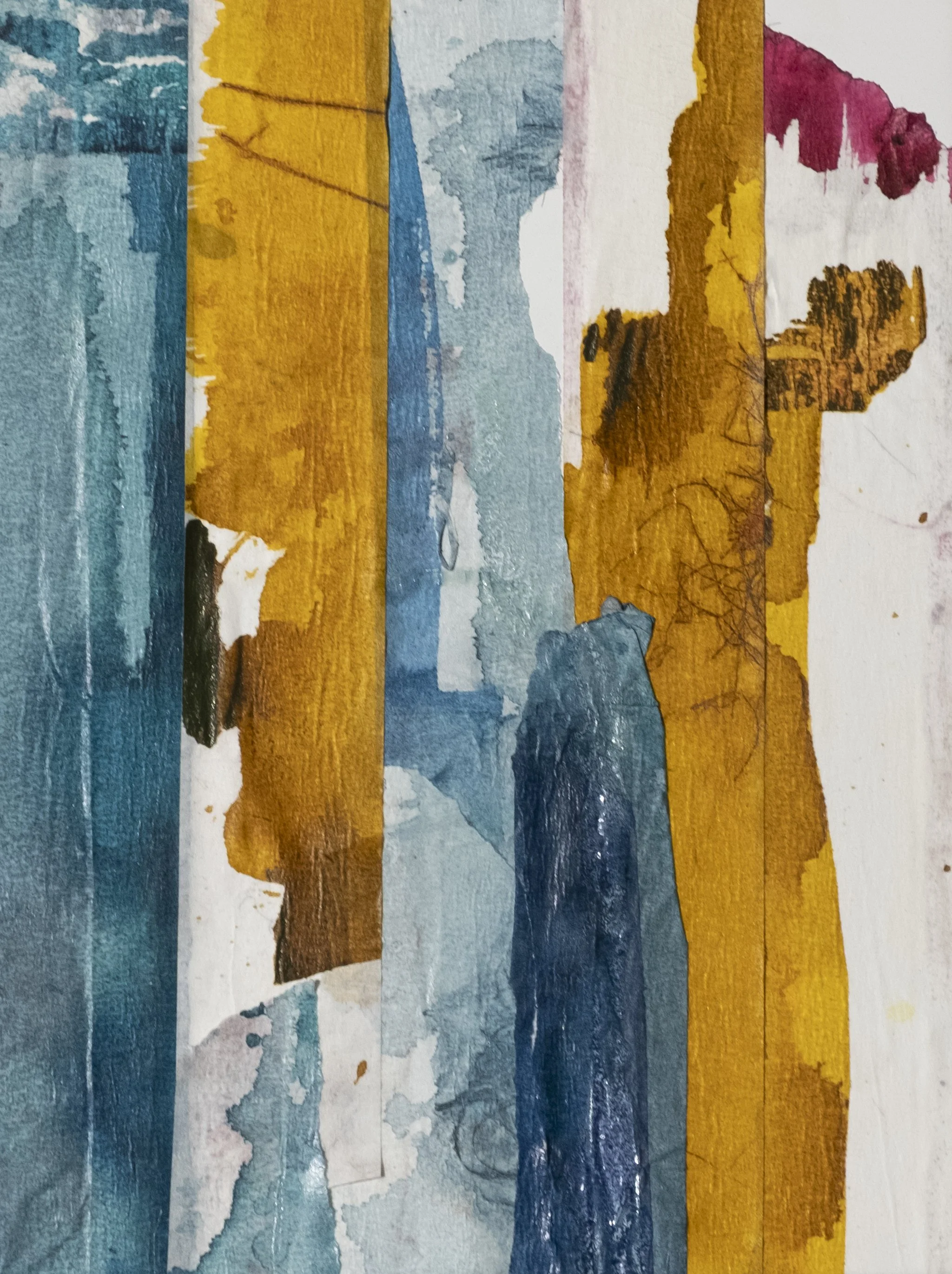 Lotty Adam 
Hanging on by a Thread, 2025 
61 x 46 cm  
Mixed media 
£150