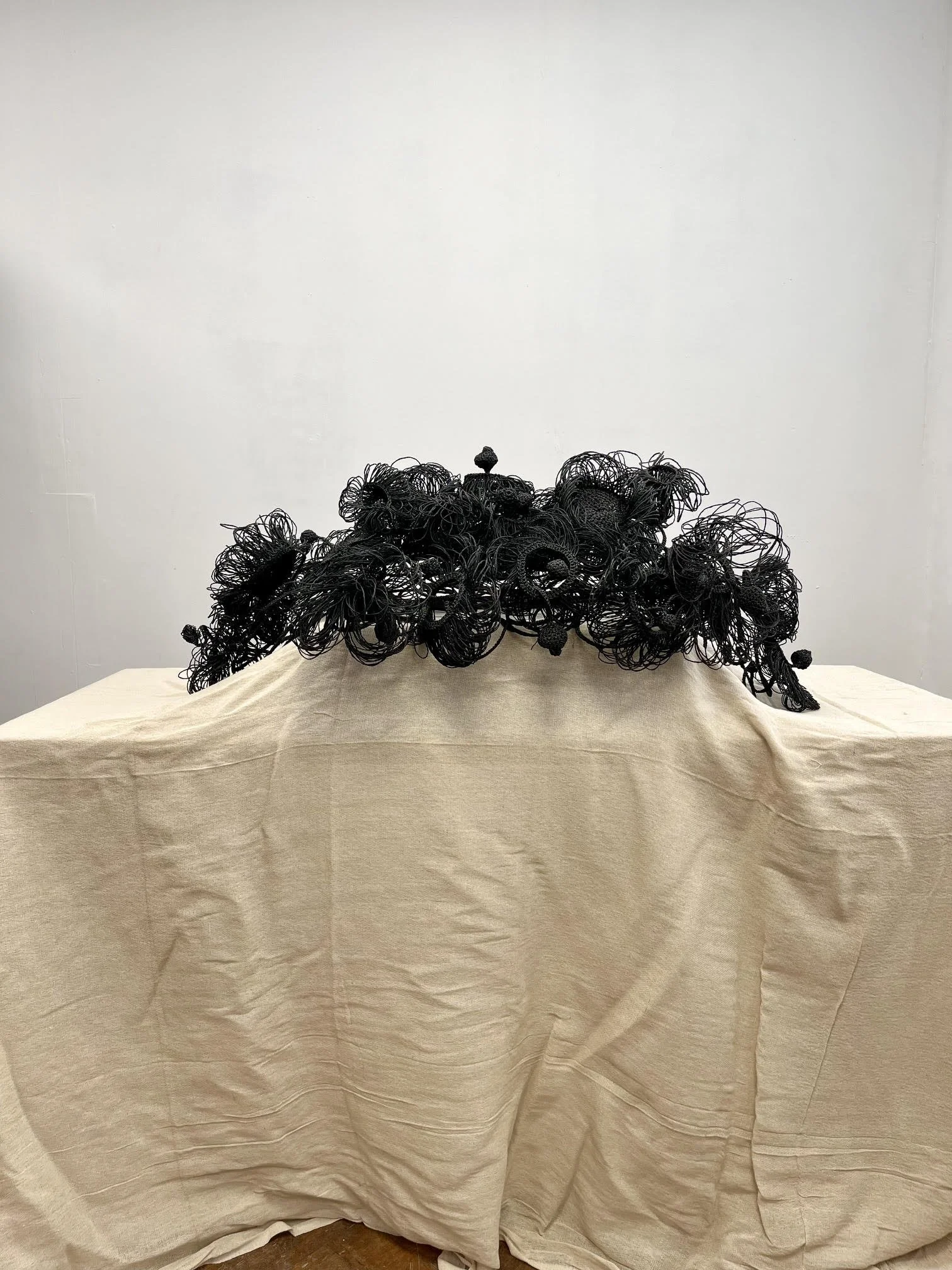 Angelica Hoang 
In the storm we seek, 2026 
70cm x 100cm x 45cm 
Textiles 
£700
