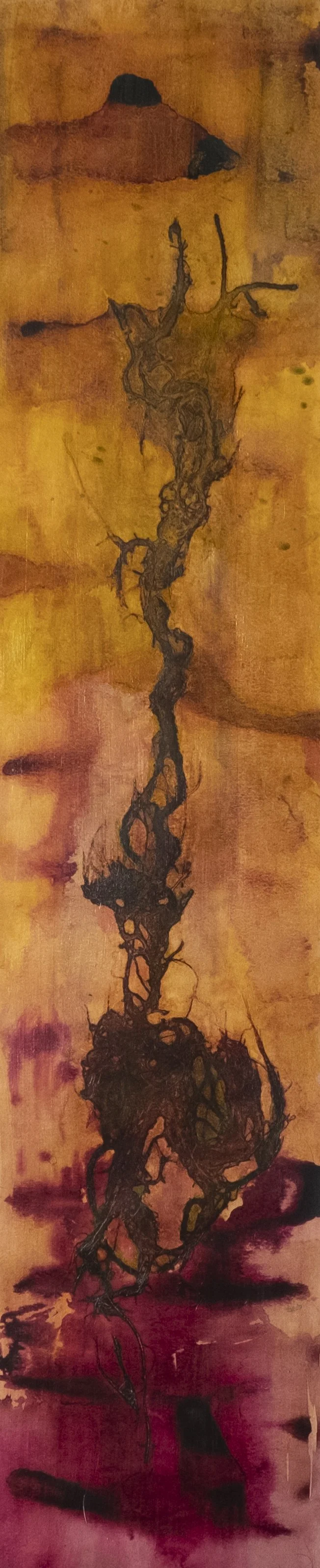 Rising to the Surface, 2025  
101cm x 22cm 
Ink on paper 
£425, framed 
