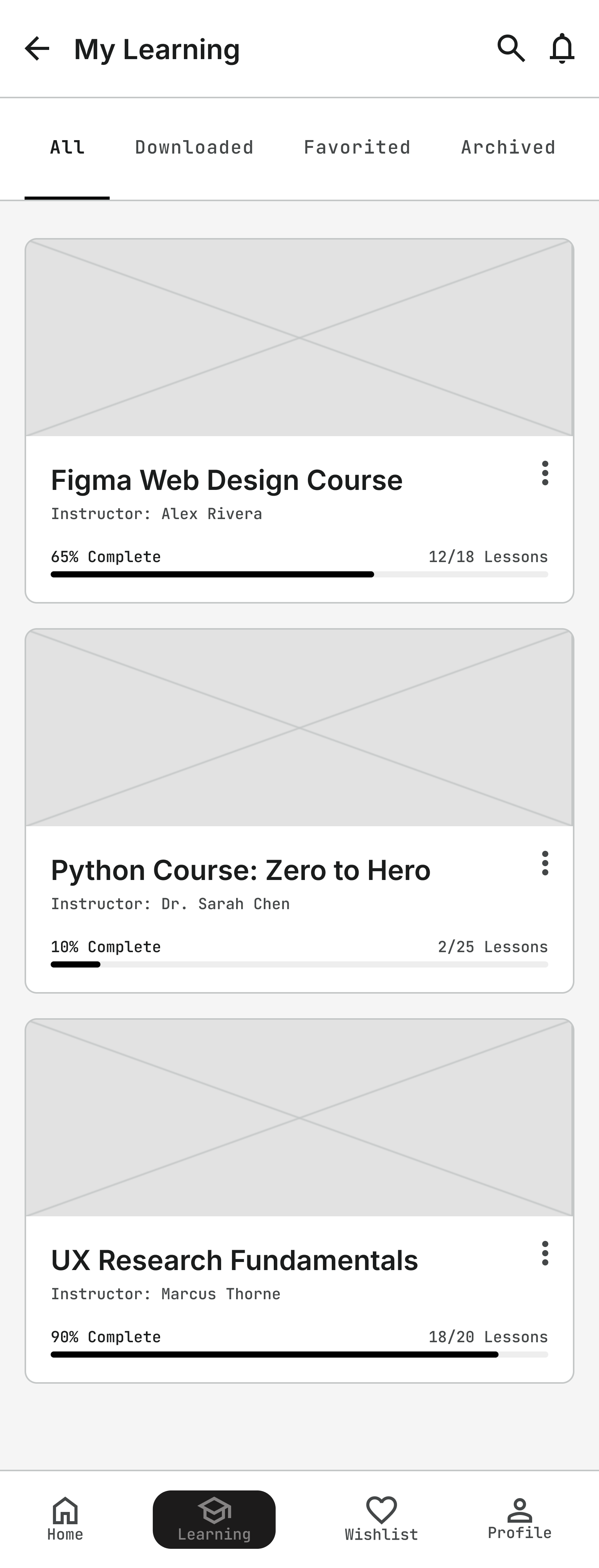 Select Course