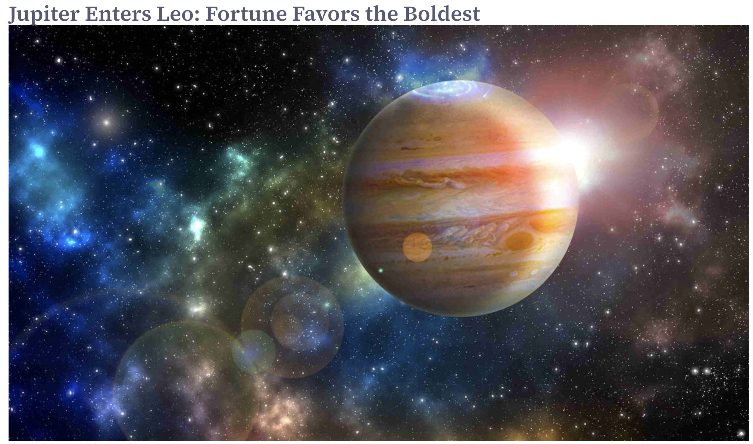 Jupiter in Leo Astrology Guide | The Old Farmer’s Almanac Interview