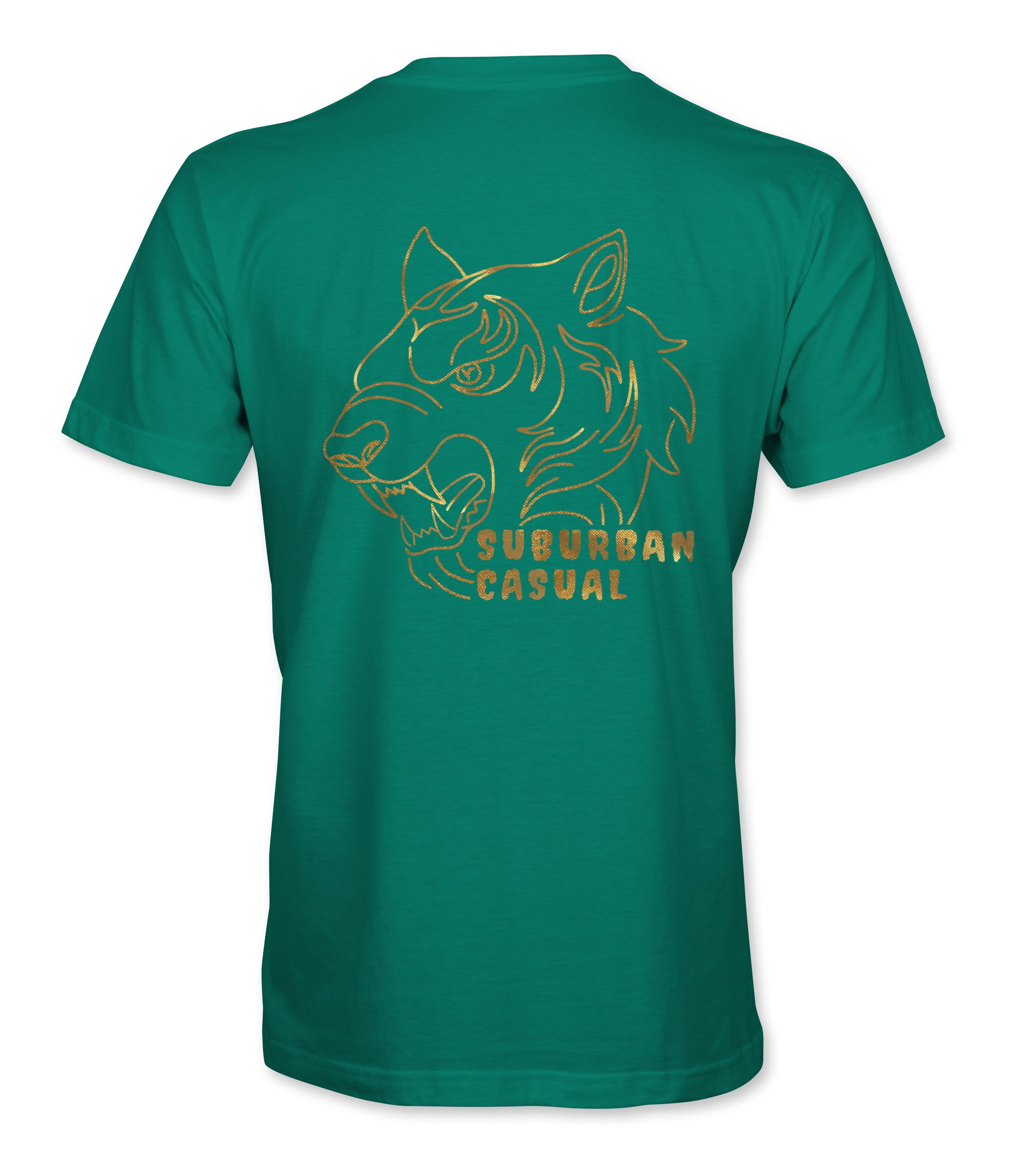 SC Tiger Kelly Green Tee with Metallic Gold Graphic Back.jpg