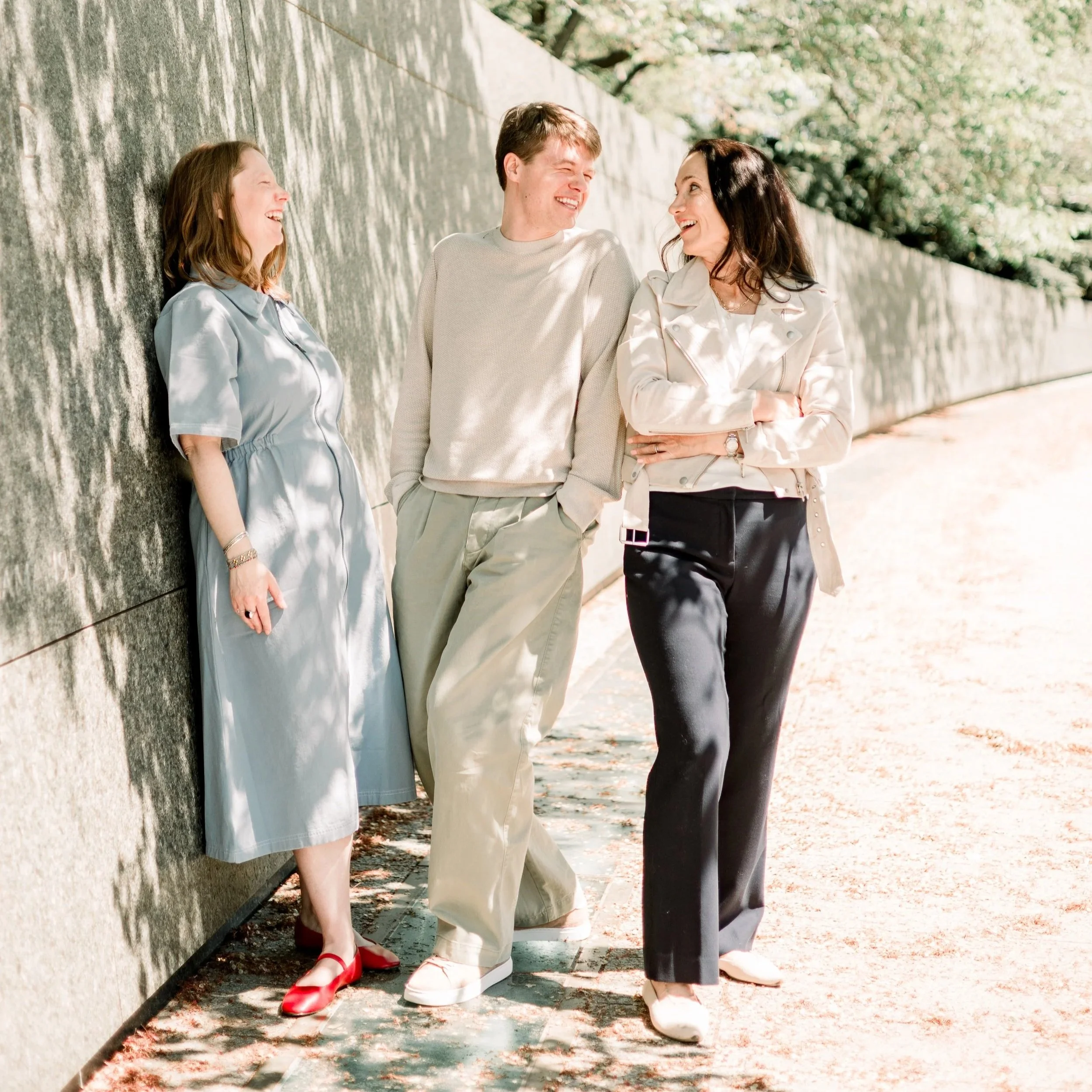 Therapists at Full Self Psychotherapy laughing together