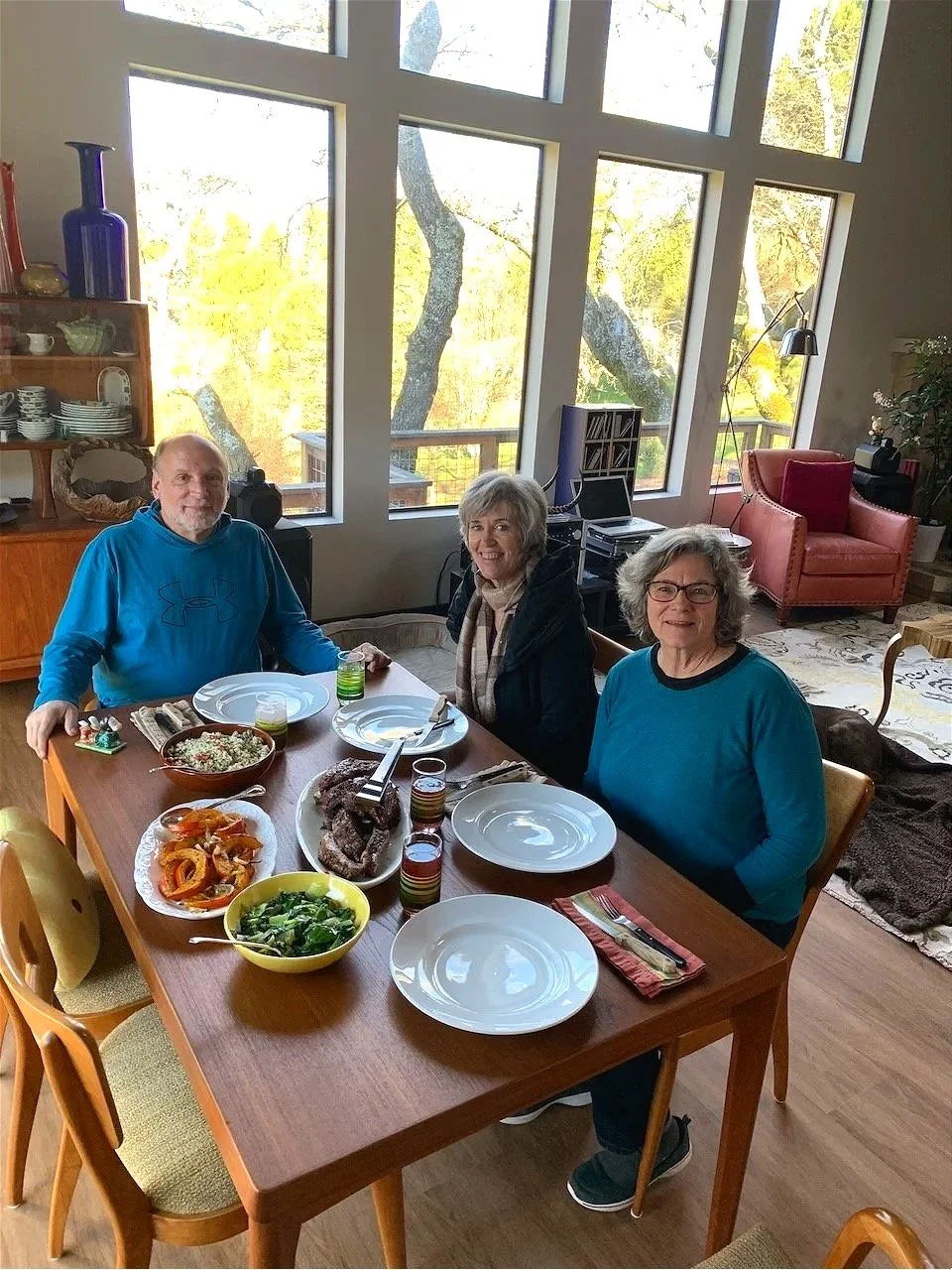 Bro' Tommy visits - Virginia and Ann, too!...