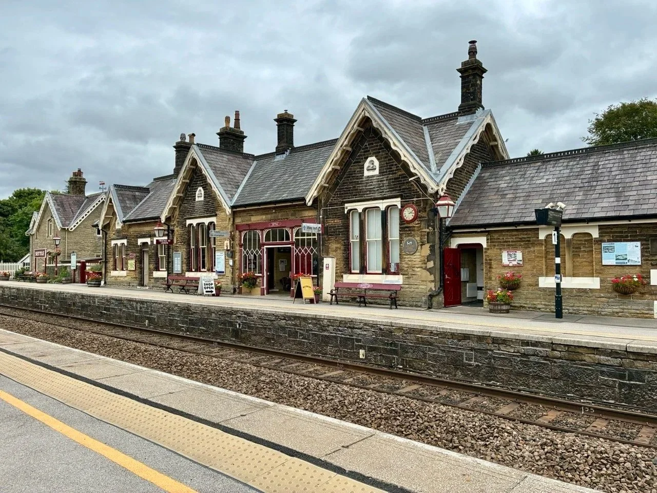 The Settle Station. I must say, the loveliest and best kept of all that I passed through
