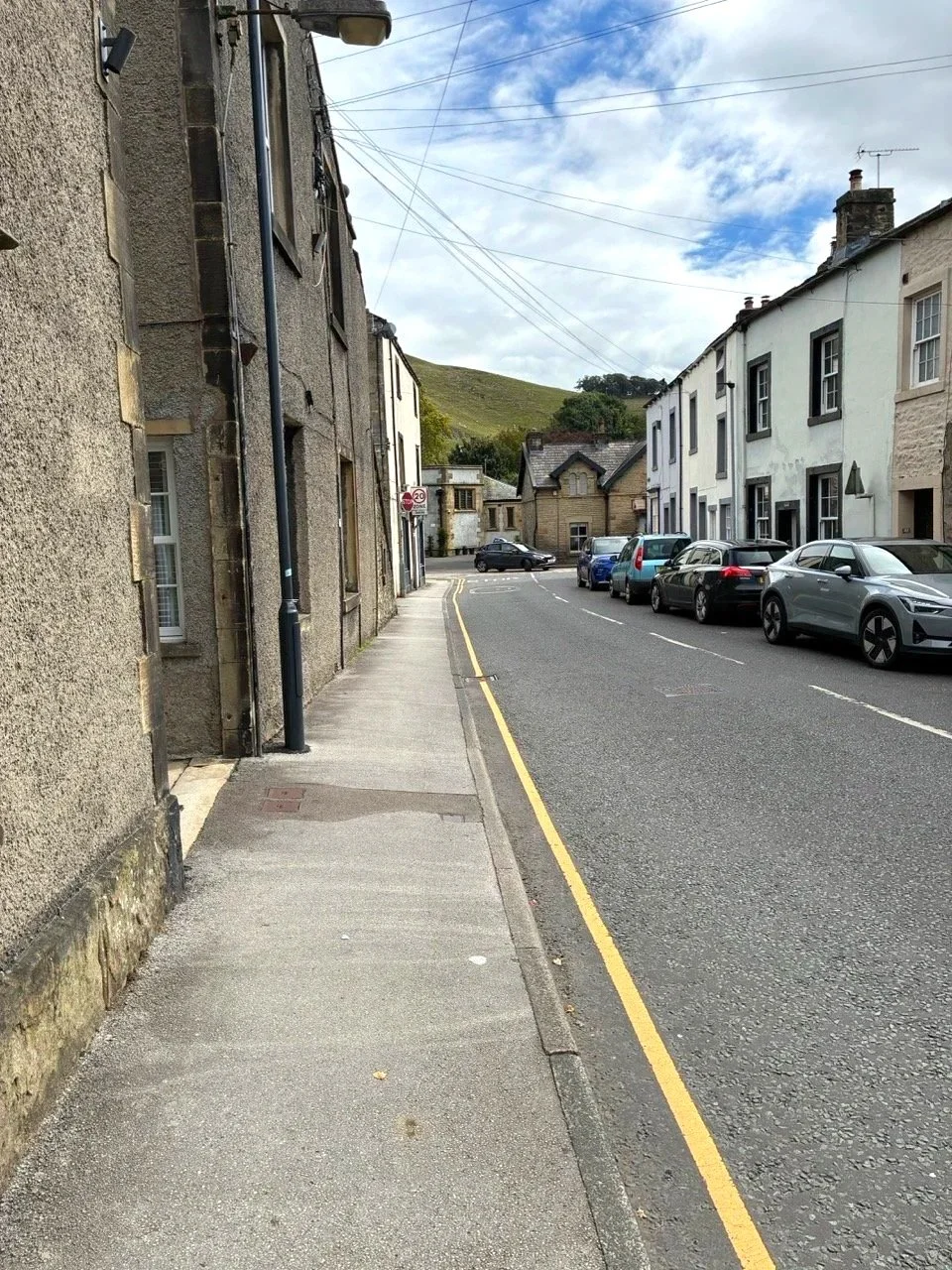 ...I chose to lunch at Nettle, walking this road toward Settle center