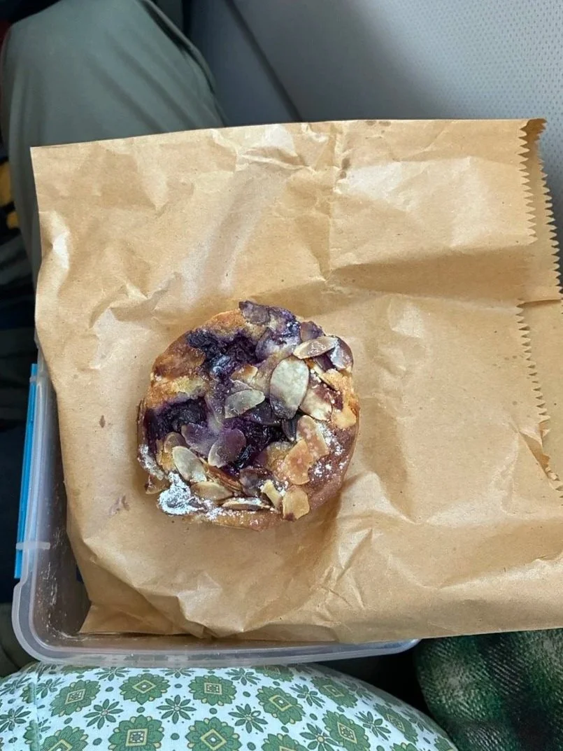 ...after just 2 servings - I may have become a bakewell addict. A little tart, some fruit, some almond cream. Blasta!