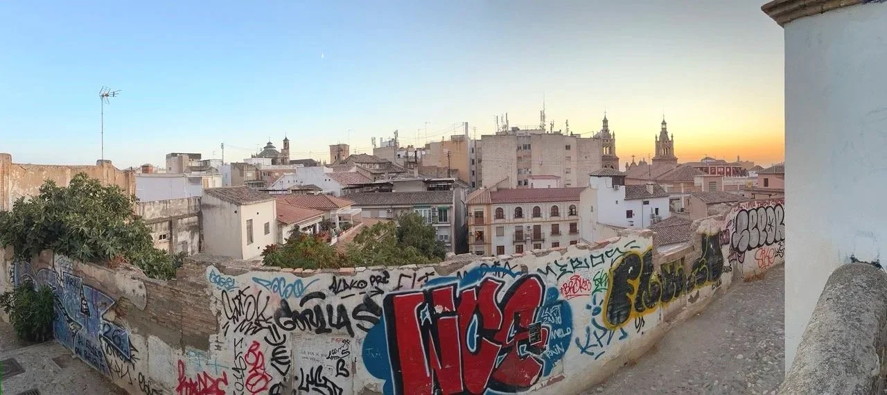 ...panorama of the view from the address