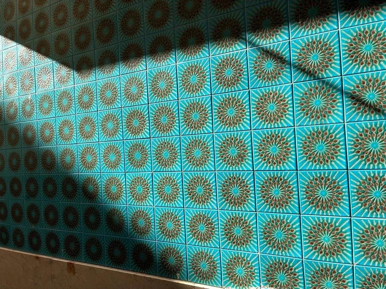 ...there are tiles but not usually like this