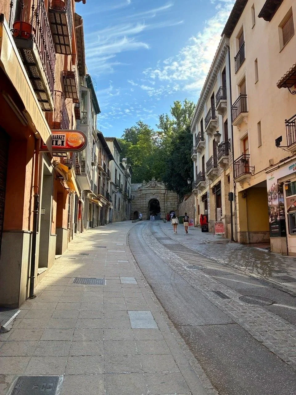 ...the calle leading to the Alhambra entry