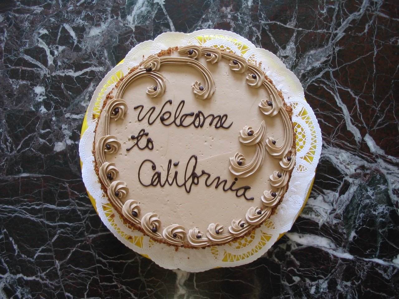 ...so she gets a cake...