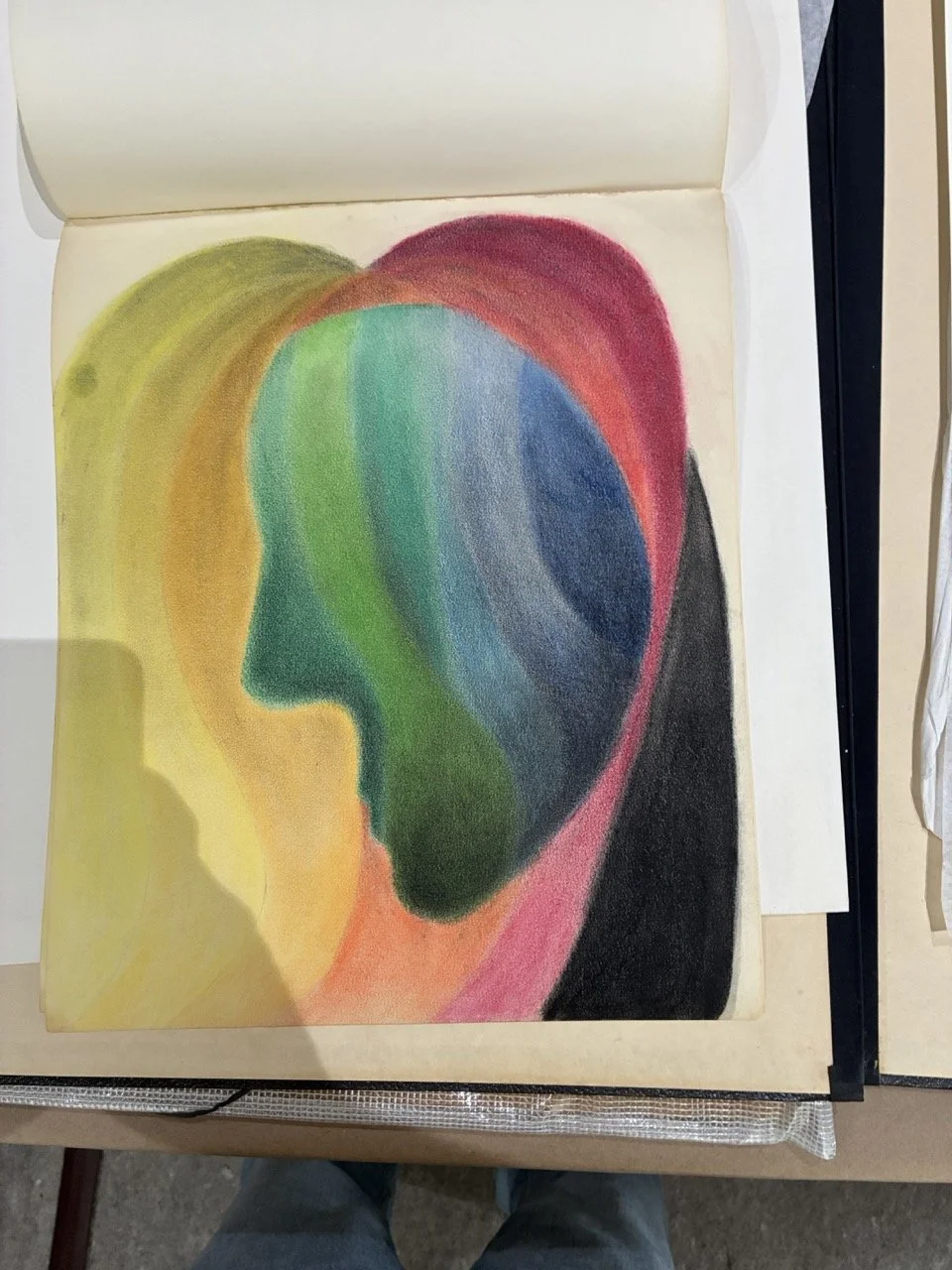 Pastel, also done at Oberlin...