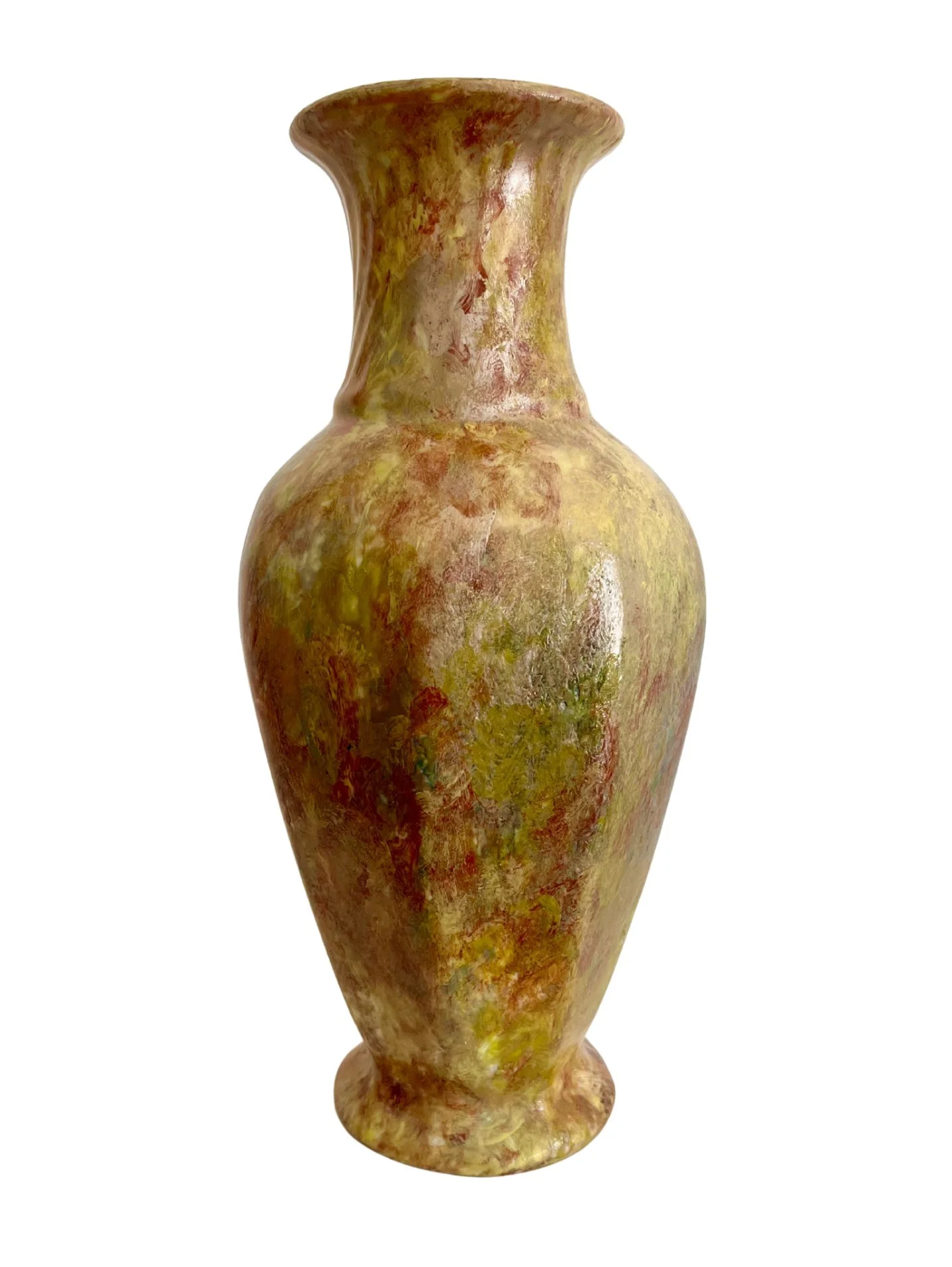 Vase, enamel on ceramic, part of the “Sunset” range