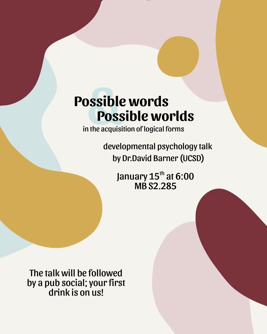 Academic talk & pub social