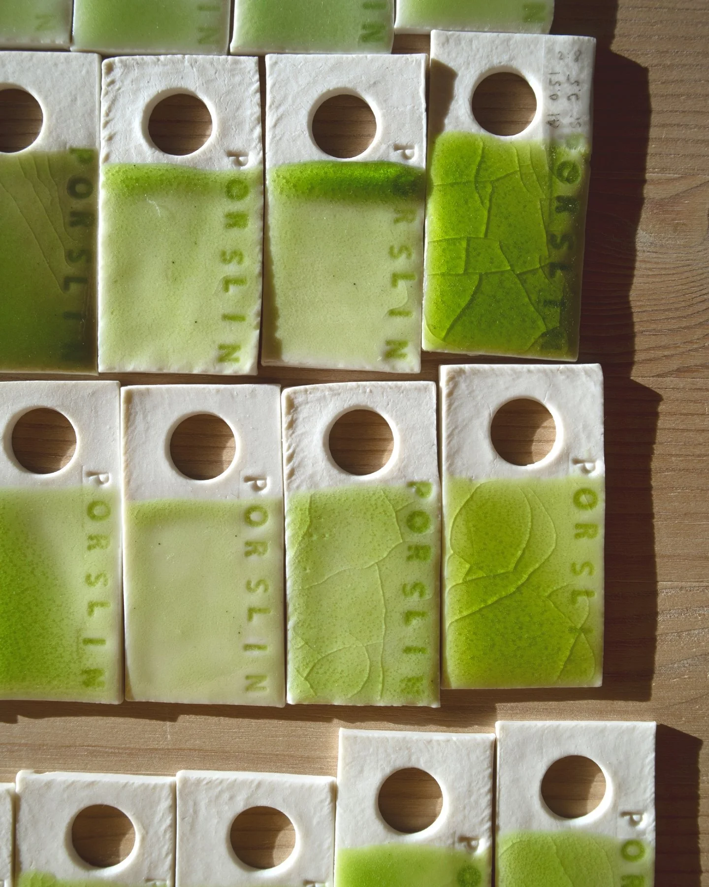 This is just one colour, one glaze. The sea of knowledge to be gathered and experiments to learn from makes ceramics intriguing to me. 

A bright happy green glaze can't be that hard to make? Weeks of measuring, sieving, hopes and curiosity and piles