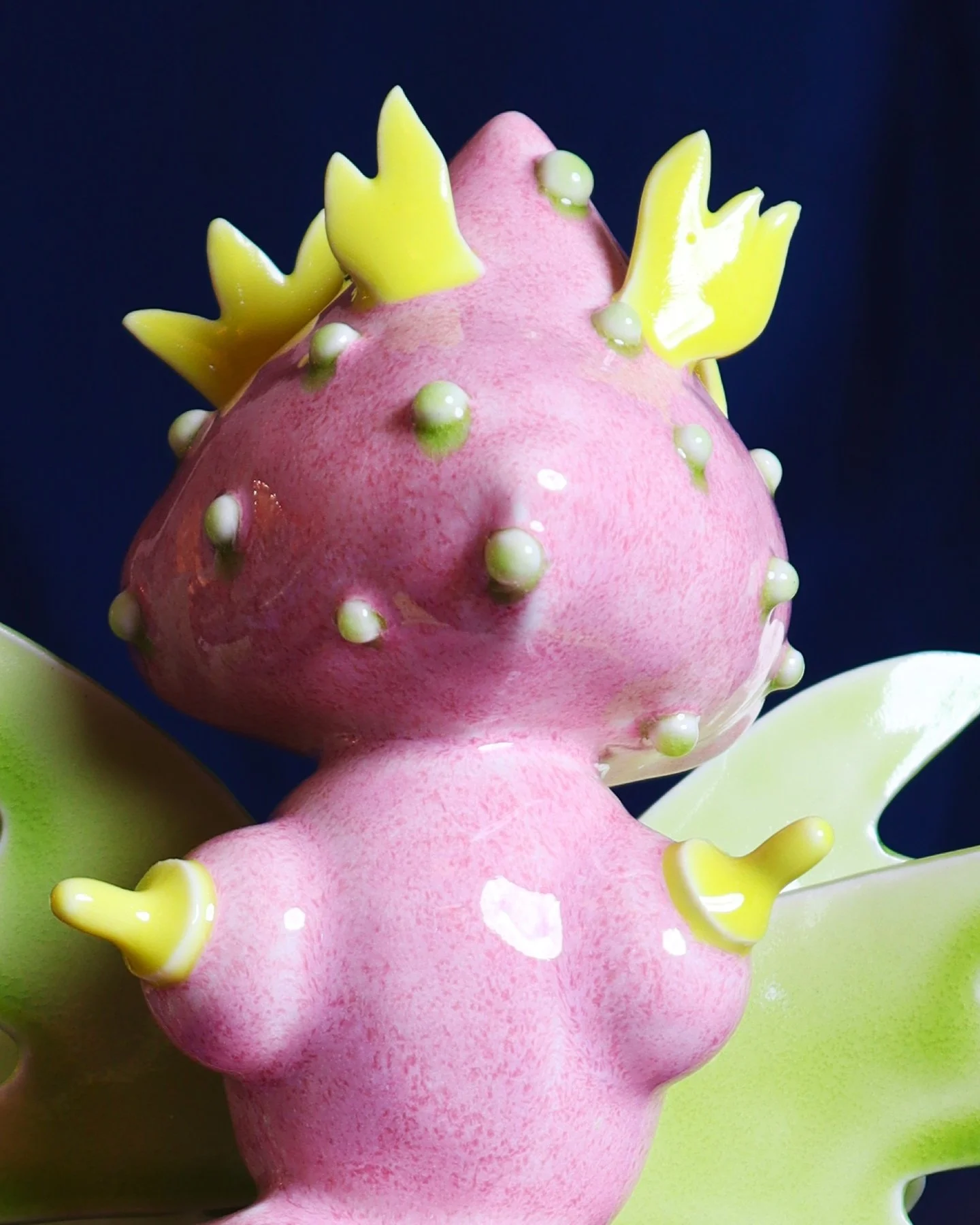 Agent Celeste is an Agent of Good. 

Agent Celeste is made out of porcelain, glazed in glorious happy colours, 30cm tall and eager to get out into the world to prove me wrong.