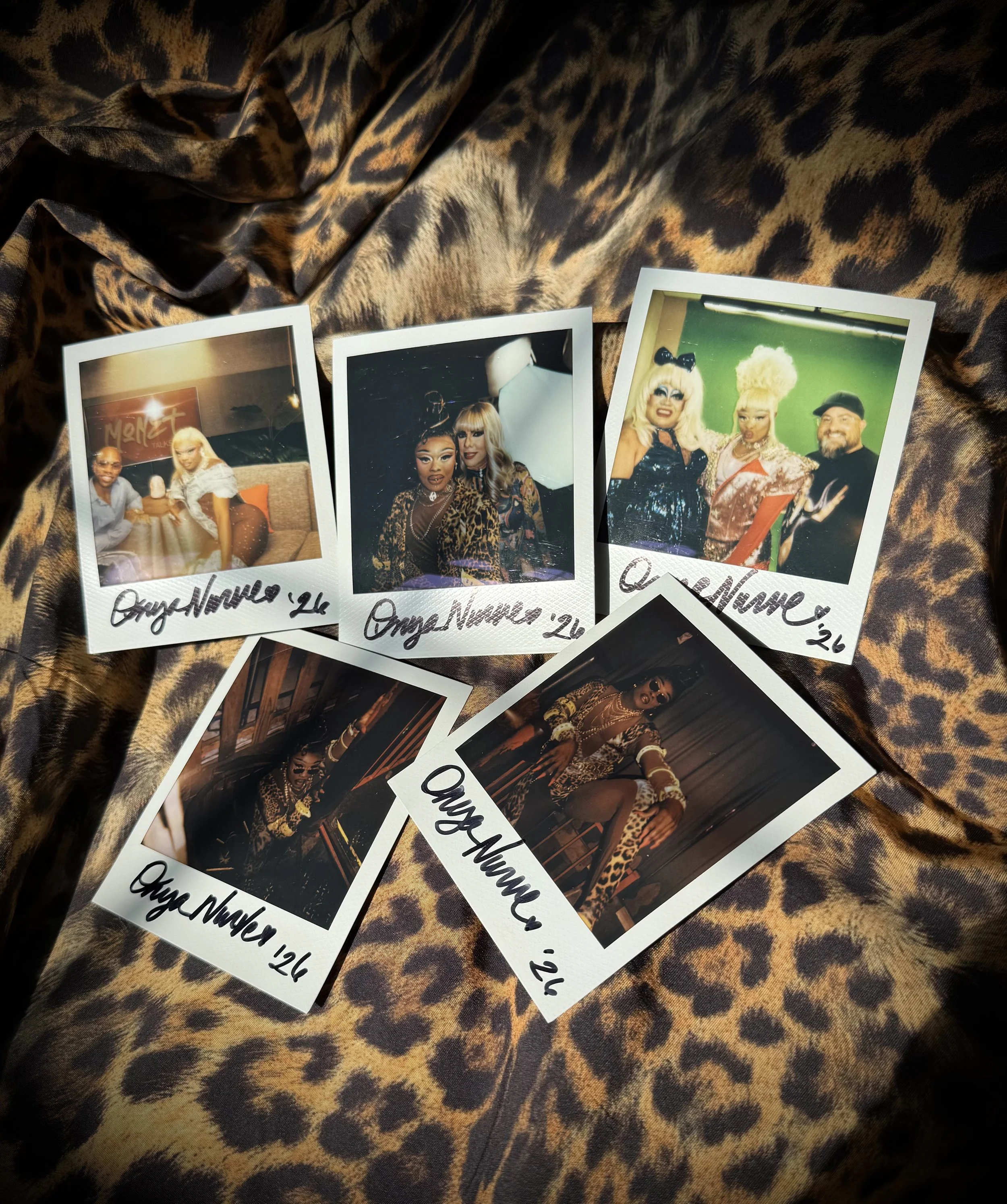 Onya Nurve Signed Polaroids:  Weekend in LA