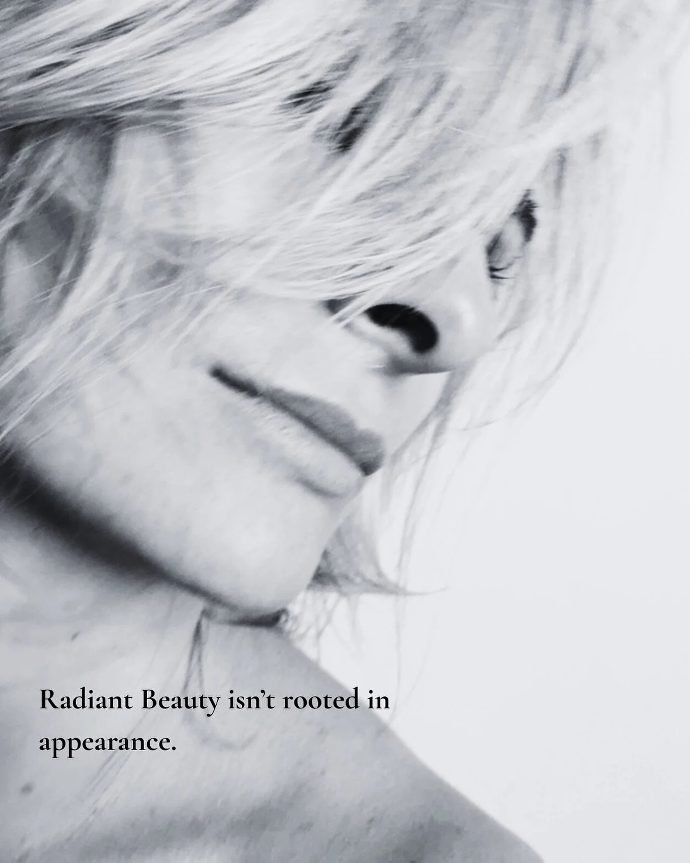 &mdash; It&rsquo;s a frequency you embody and radiate.

It is not the standard beauty we were told to desire.
It is not the beauty that invites comparison.
It is not the beauty that tells you to do more, become more, buy more &mdash;
just to feel wor