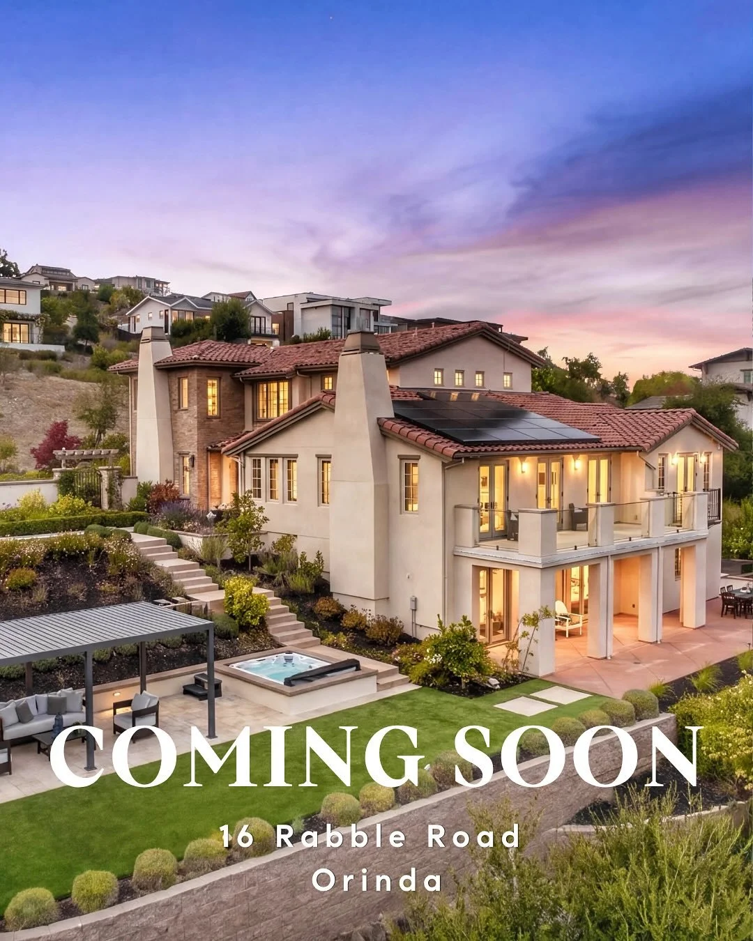 COMING SOON ✨ | 16 Rabble Road, Orinda⁠
⁠
A rare custom garden estate in Wilder, where Mediterranean-inspired architecture, spectacular gardens, sweeping views, and flexible multigenerational living come together on 0.62&plusmn; acres⁠
⁠
🏡 4,725&plu