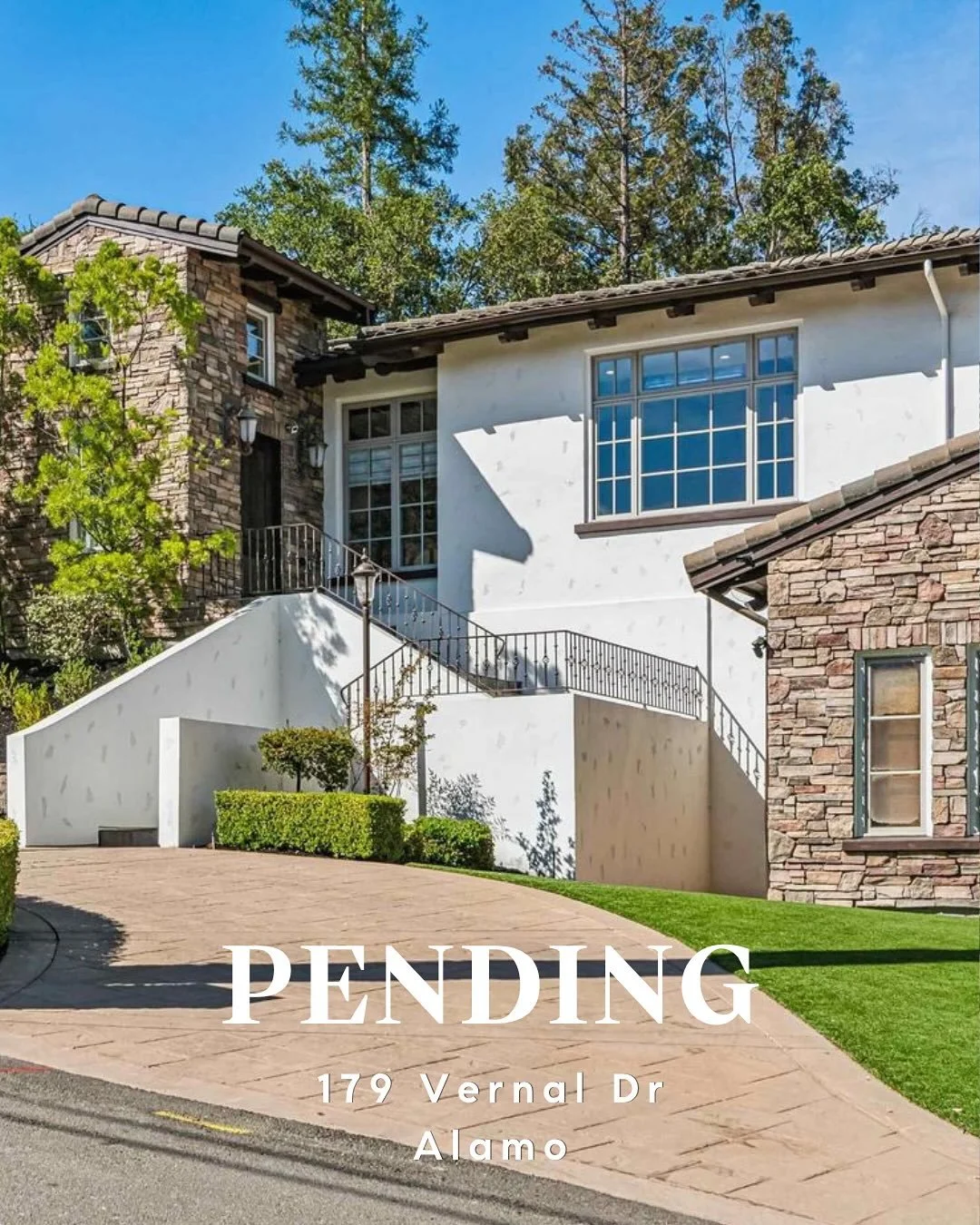✨PENDING✨⁠
⁠
We&rsquo;re thrilled to have helped our buyers secure this exceptional Alamo retreat!⁠
⁠
179 Vernal Drive blends timeless Monterey-style architecture with warm, sophisticated interiors, soaring vaulted ceilings, dramatic exposed beams, a