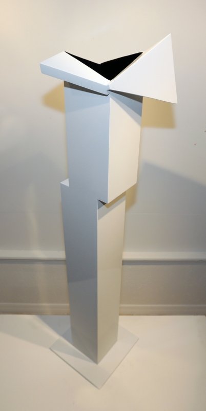 Vase - 2013, 53" x 12" x 12", Painted Welded Aluminum