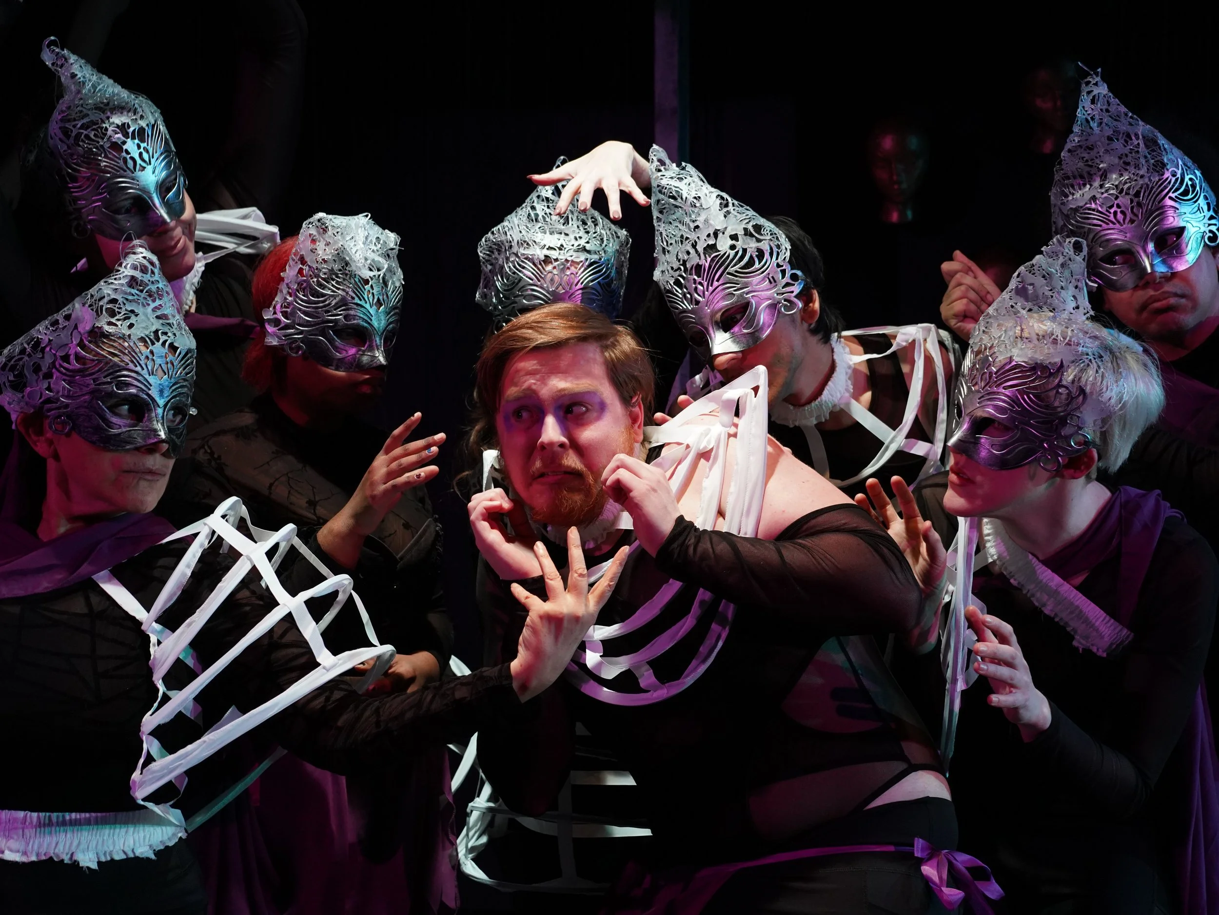 The cast of The Mannequin's Ball