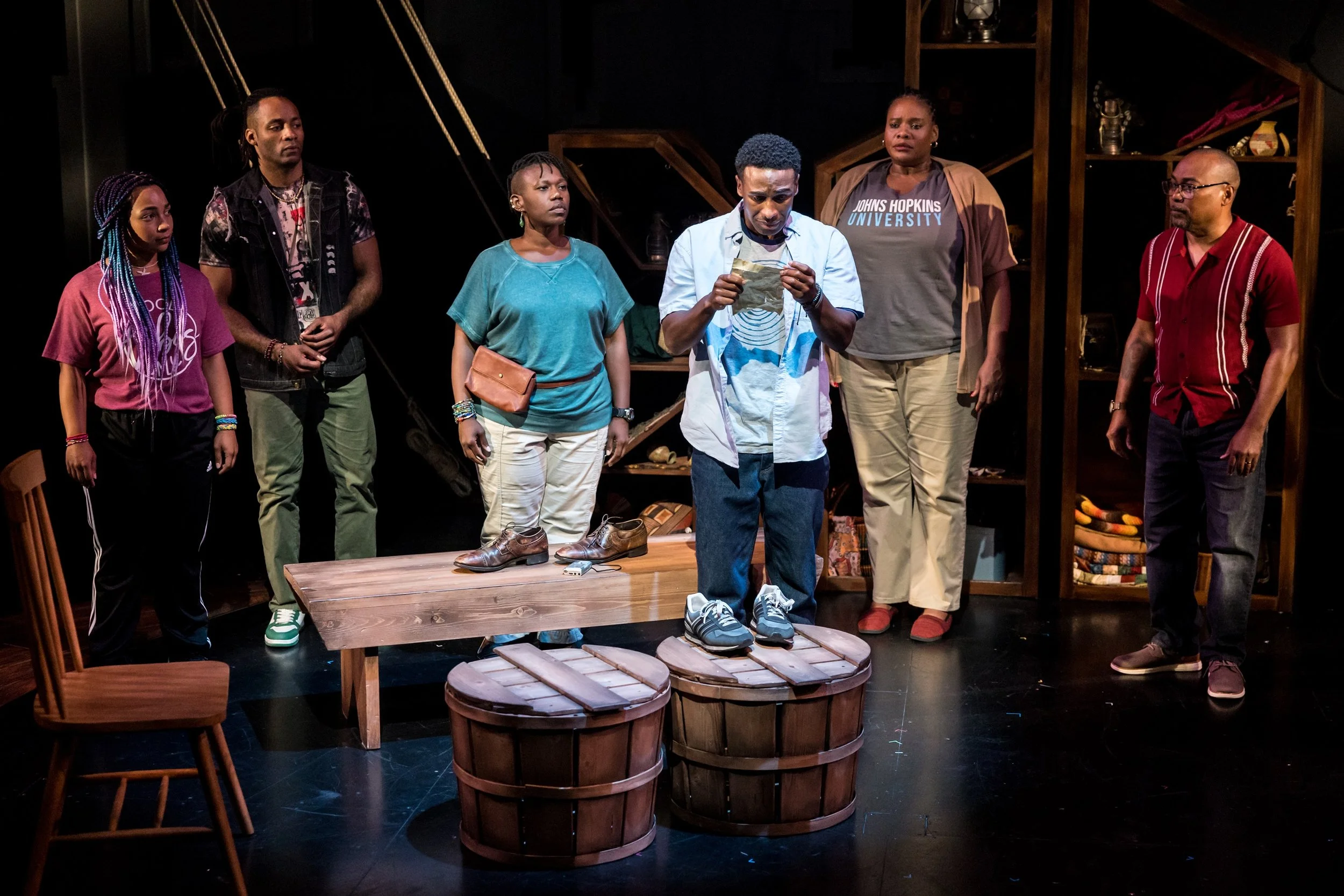 The cast of Dontrell, Who Kissed the Sea