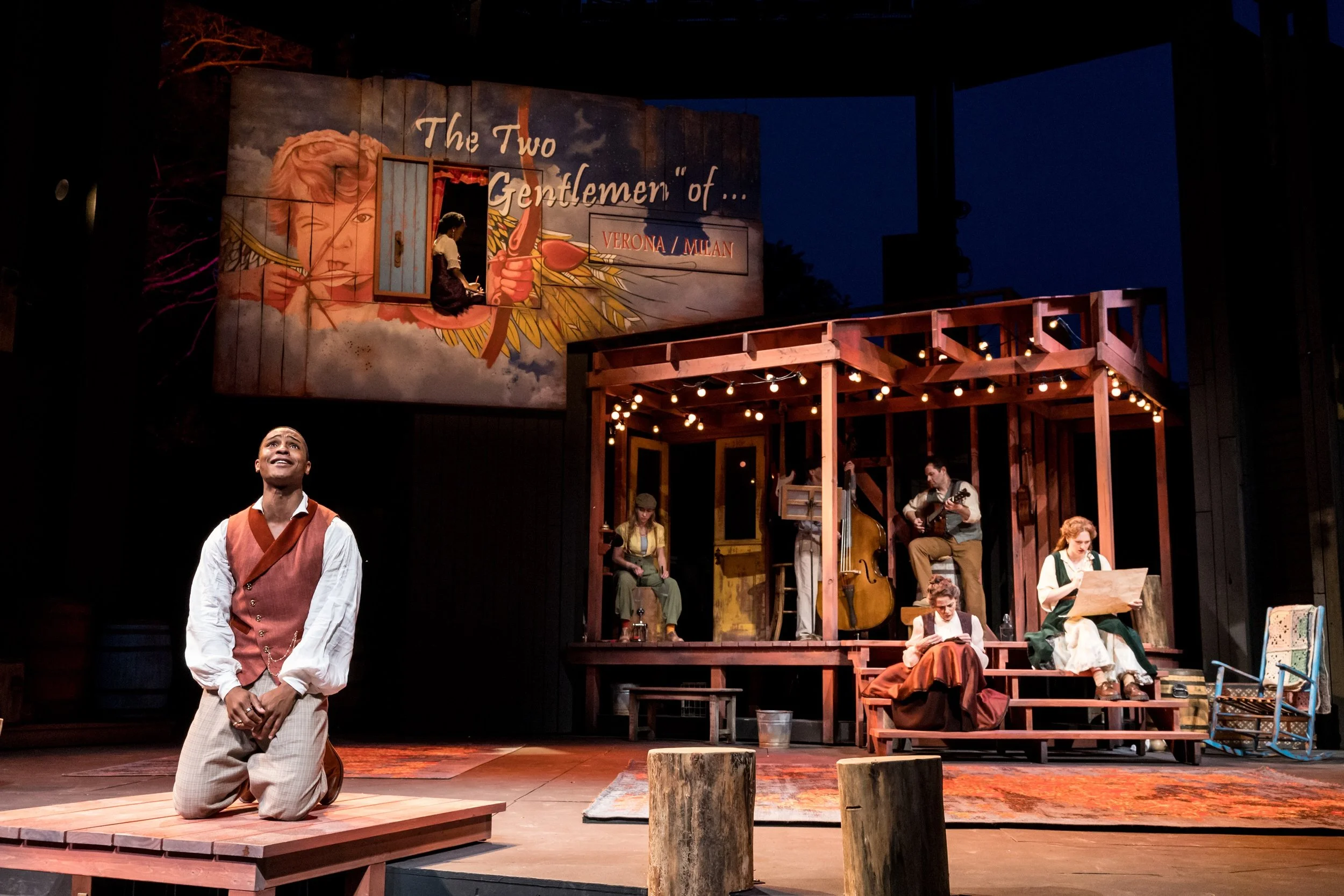 Jonathan Gardner and cast members