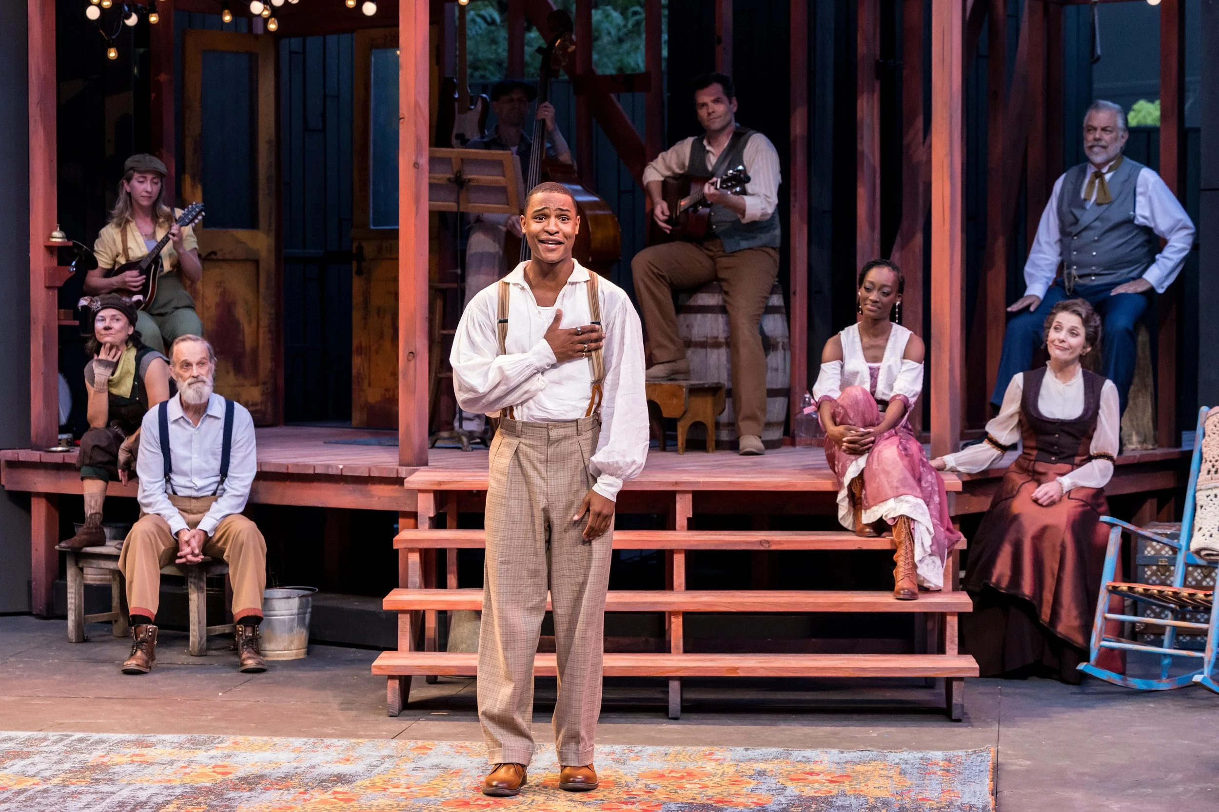 The cast of The Two Gentlemen of Verona