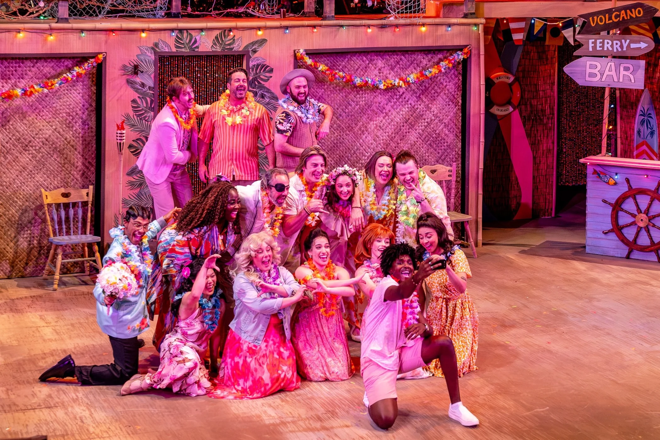 The cast of Escape to Margaritaville