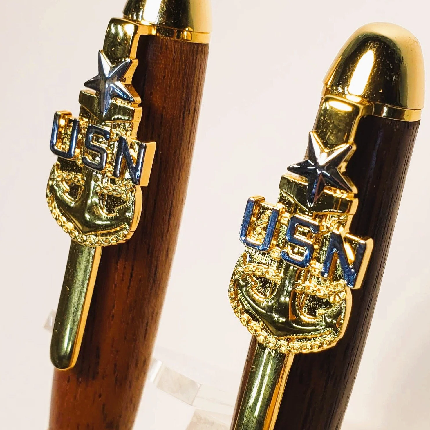 Wooden pens were the first thing I starting selling when I started the business 10 years ago. I enjoyed writing with fancy pens and was making plenty of them for myself. I needed that vice to pay for itself, so I started making and selling various wo