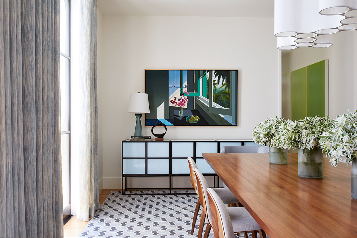 Ross interior design by Kelly Hohla Interiors Dining Room