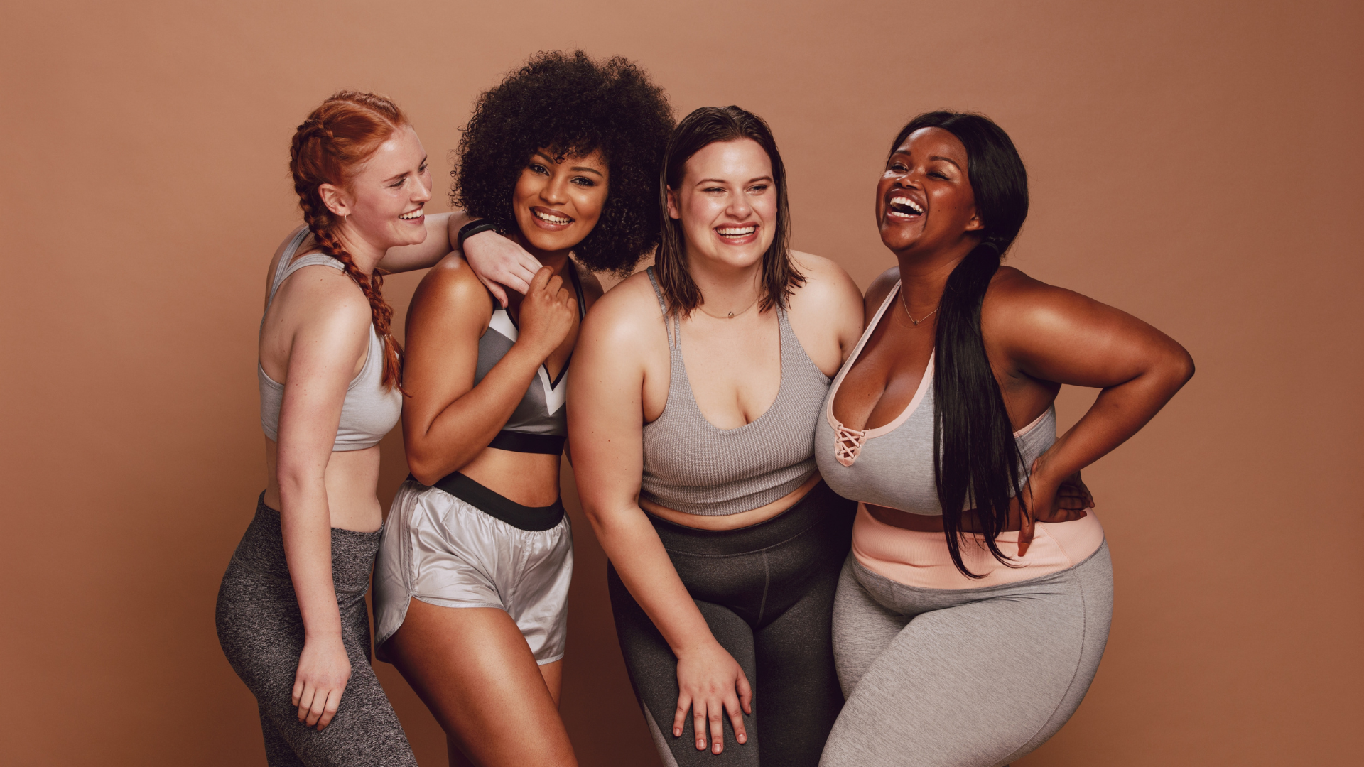 women with positive body image after overcoming body image trauma and negative body image in the summer