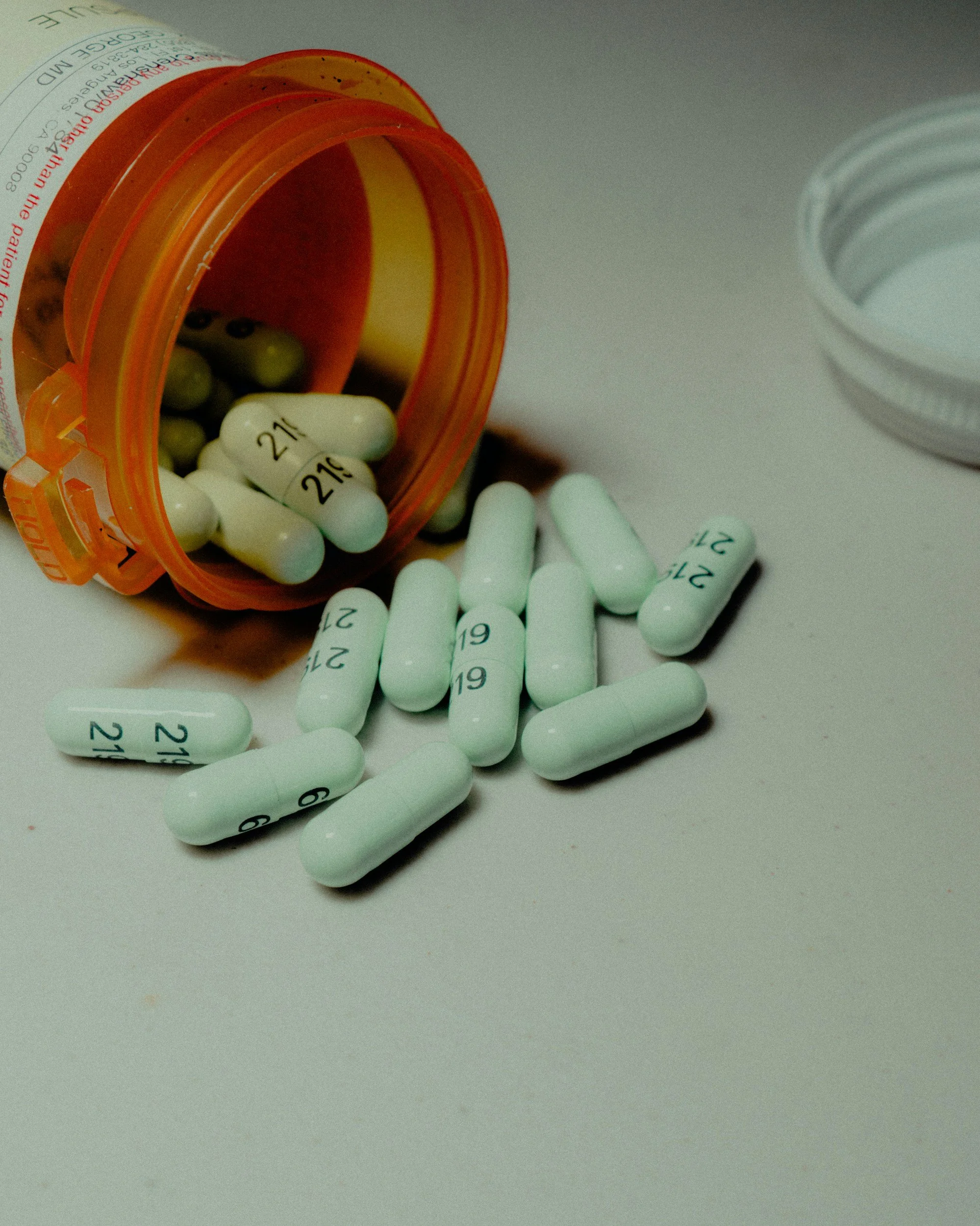 pill bottle symbolizing substance abuse