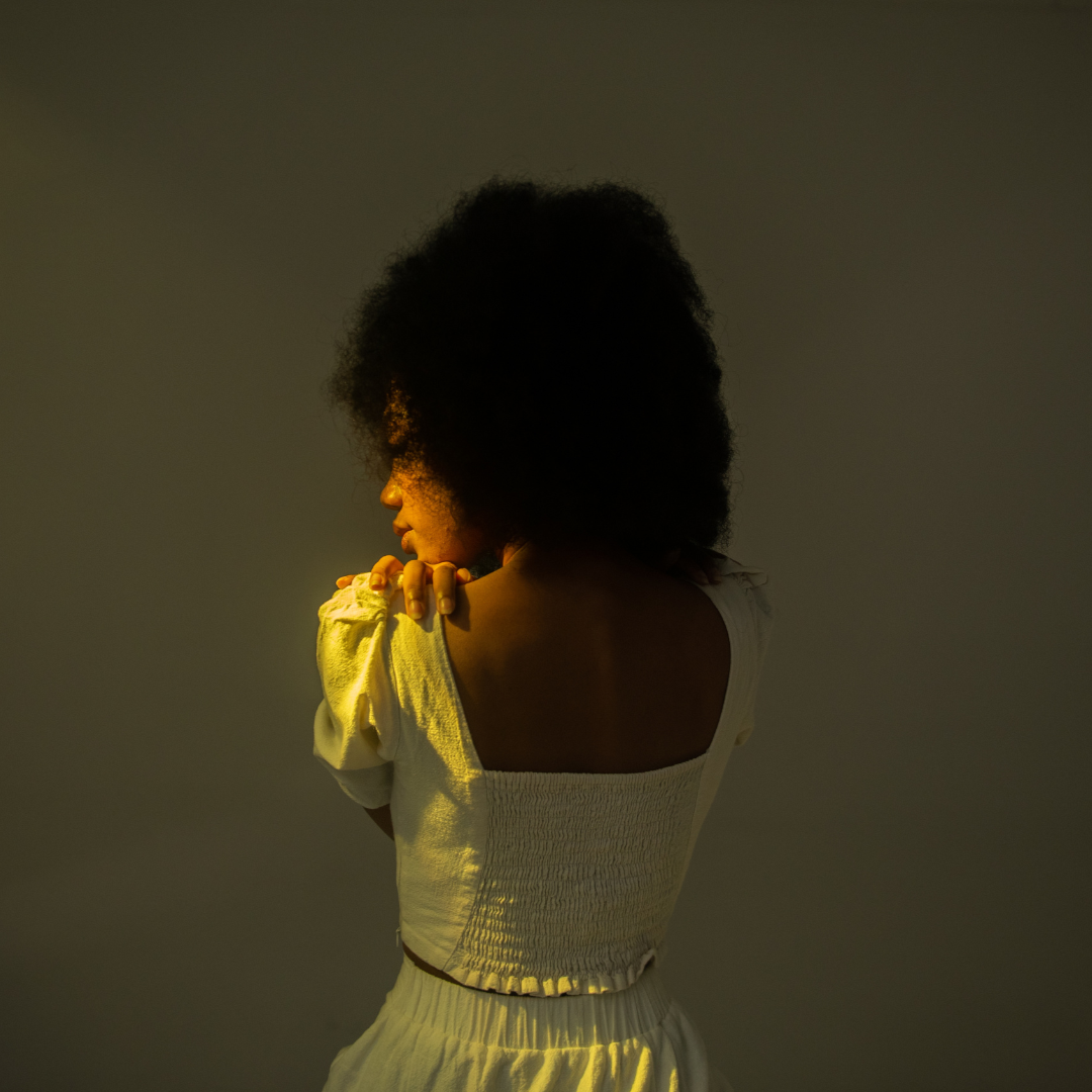 woman avoiding and emotionally distancing herself