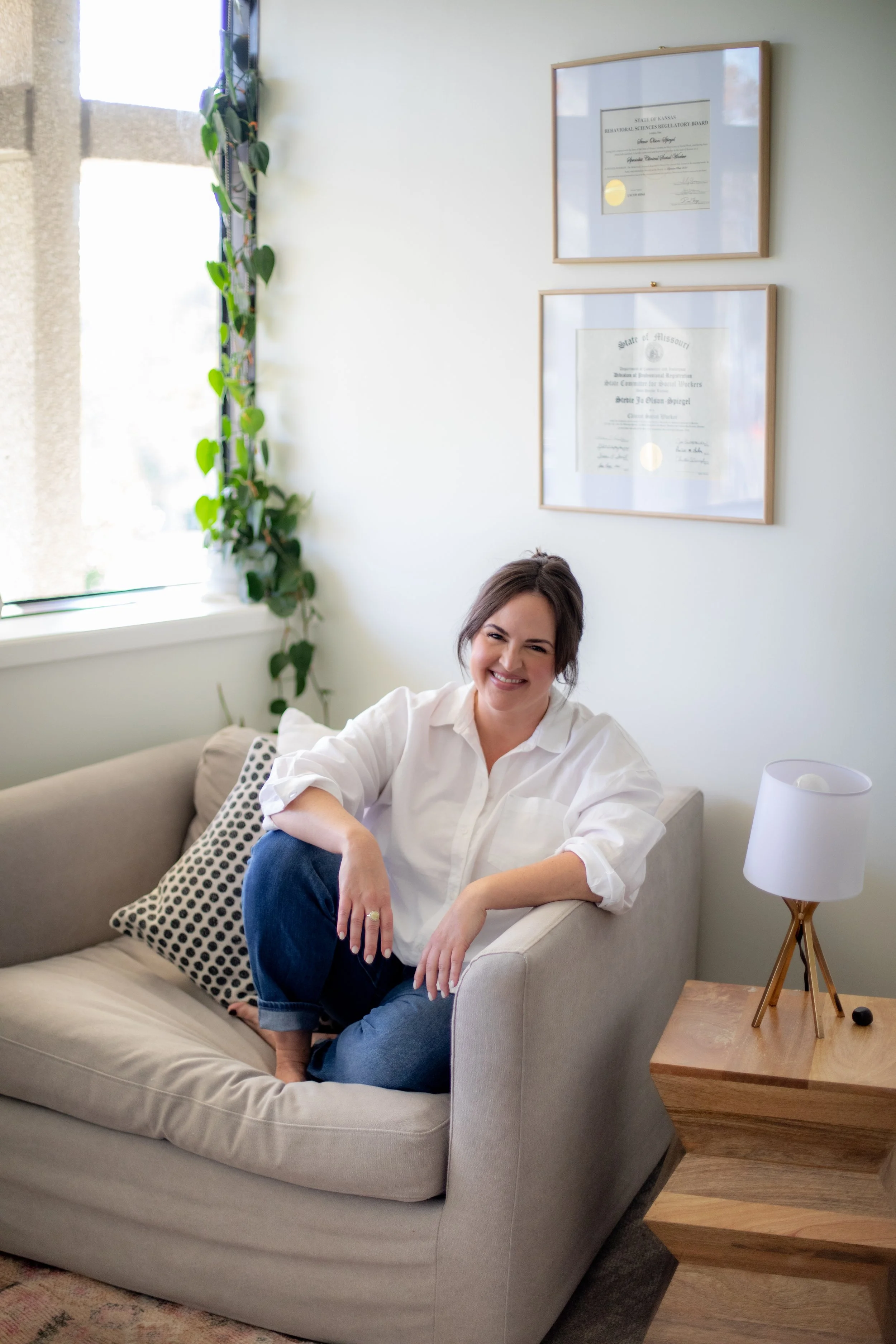 Stevie olson spiegel is a somatic therapist and trauma therapist in kansas city