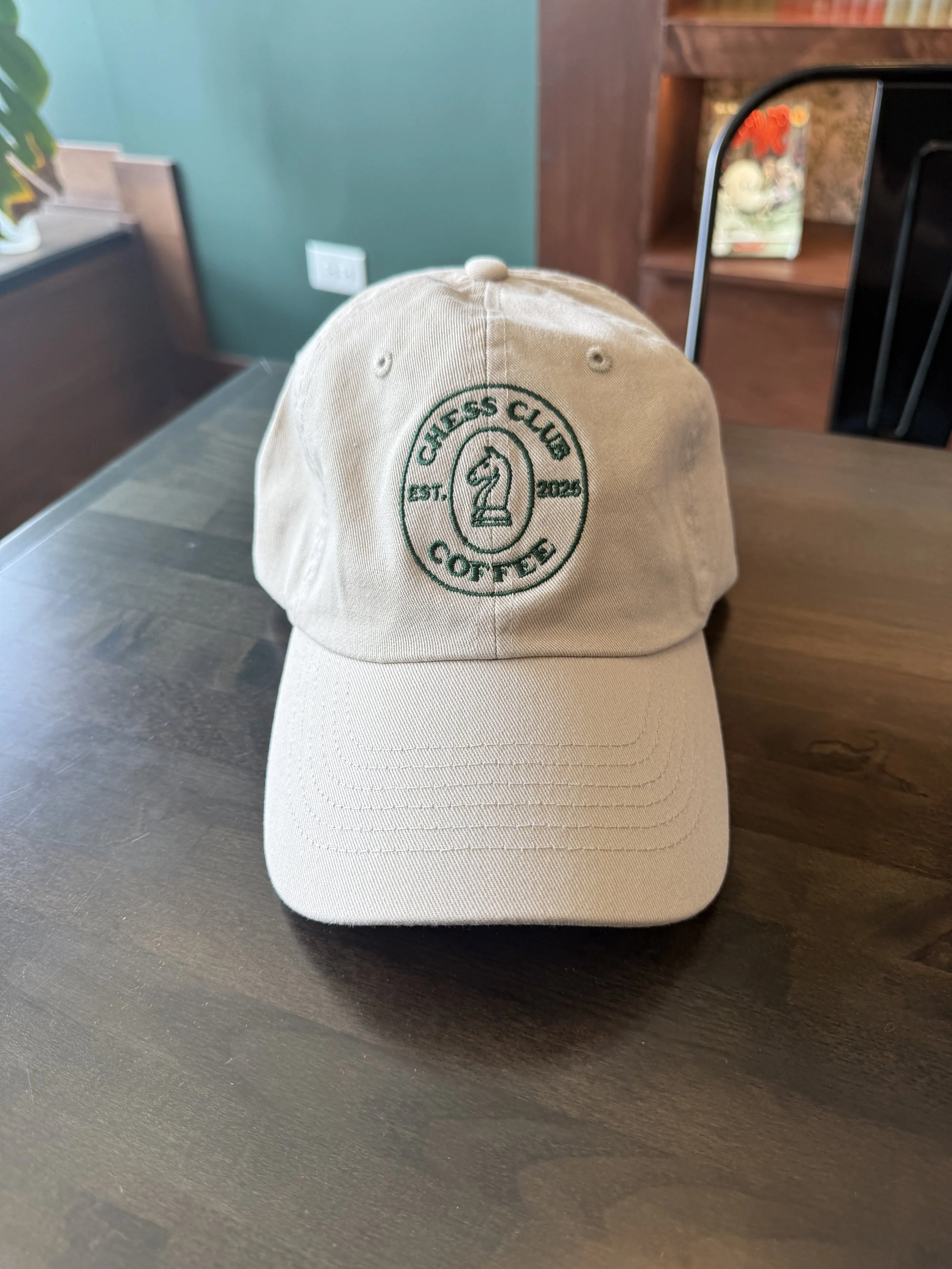Chess Club Coffee Baseball Cap