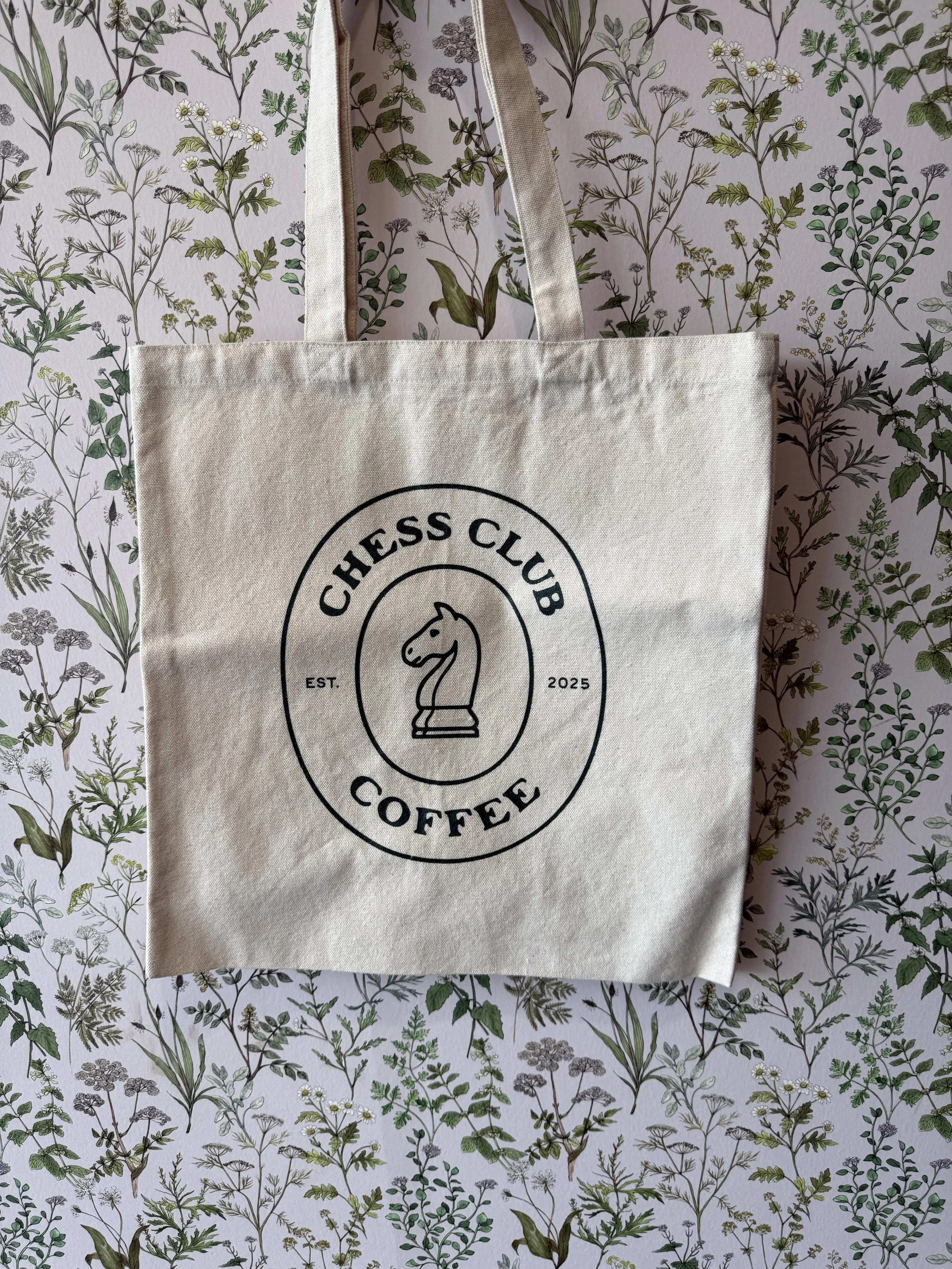 Chess Club Coffee Tote