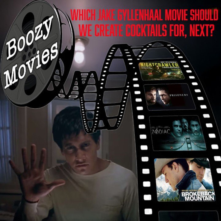 Which Jake Gyllenhaal movie should we create cocktails for, next? 

Did you know: Jake Gyllenhaal is legally blind (20/1250) and wears intensive corrective lenses. 

#Cocktails #Movies #JakeGyllenhaal