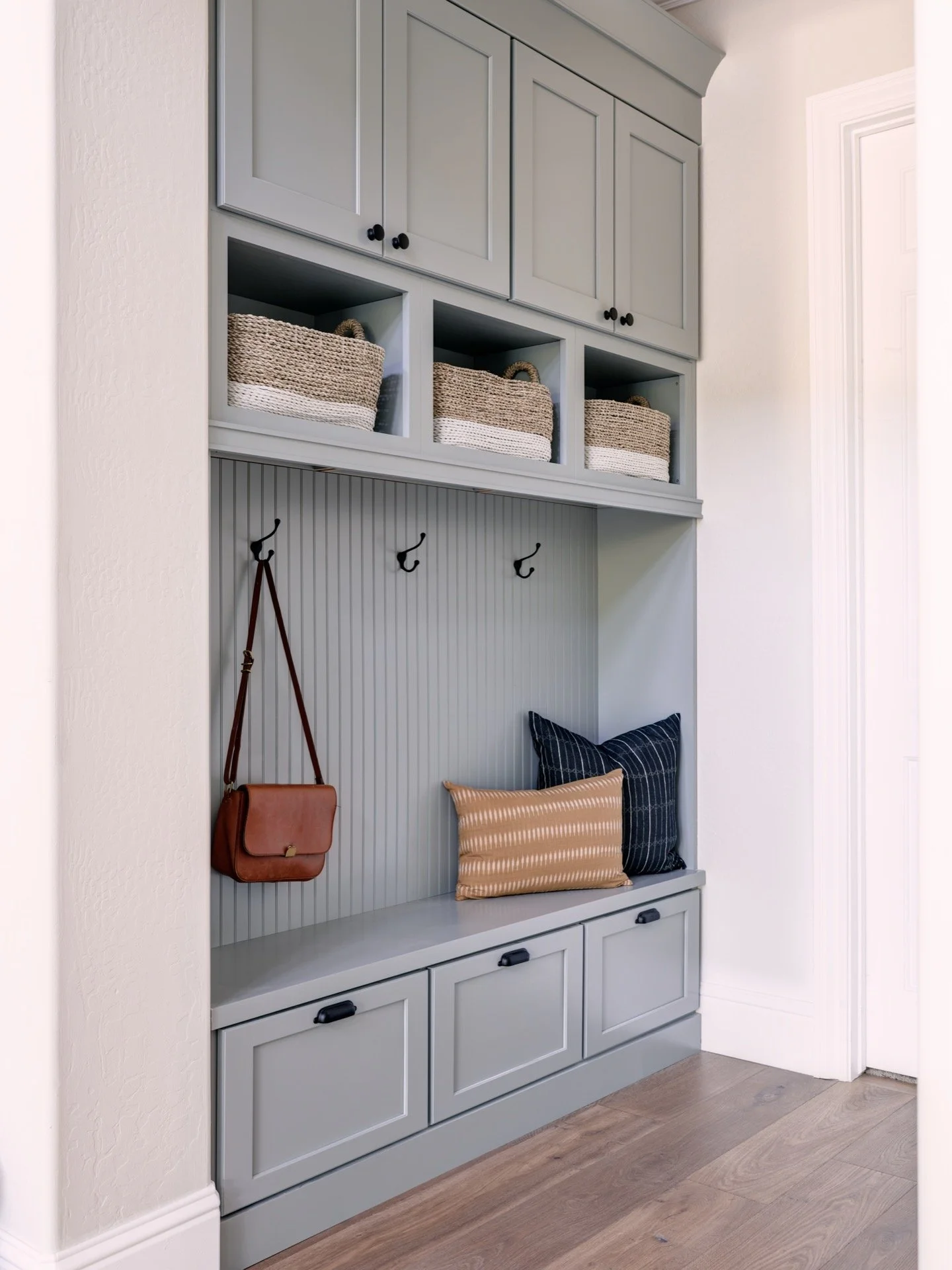 Canyon Creek: Laundry, Mudroom + Powder Bath — Lexi Westergard Design