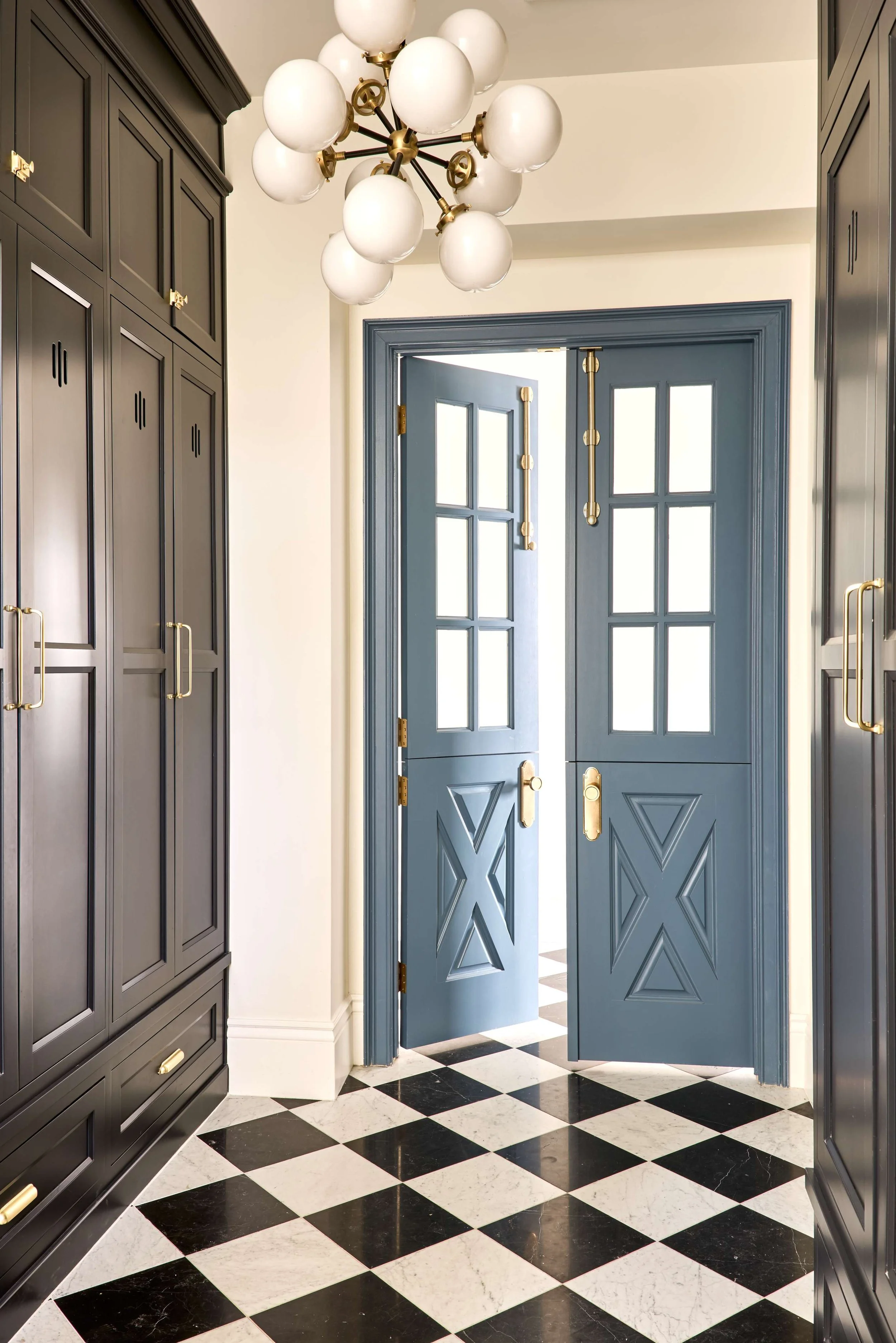 French Chateau: Mudroom + Laundry Room — Lexi Westergard Design