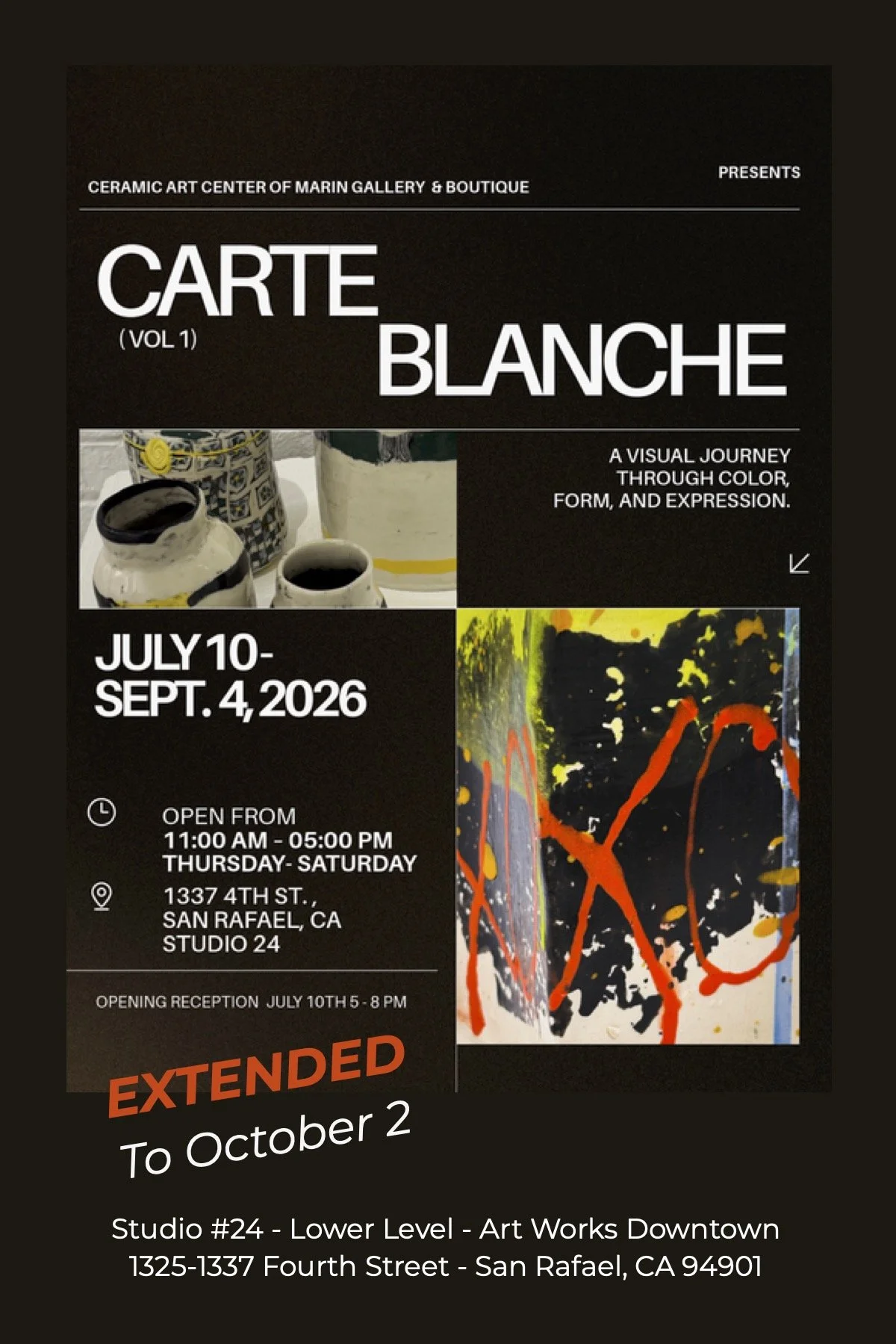 Carte Blanche - An Artist’s Choice</span>